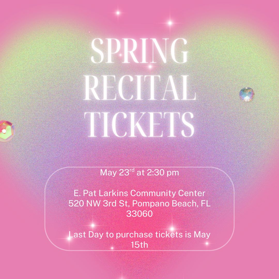 Spring Recital Tickets