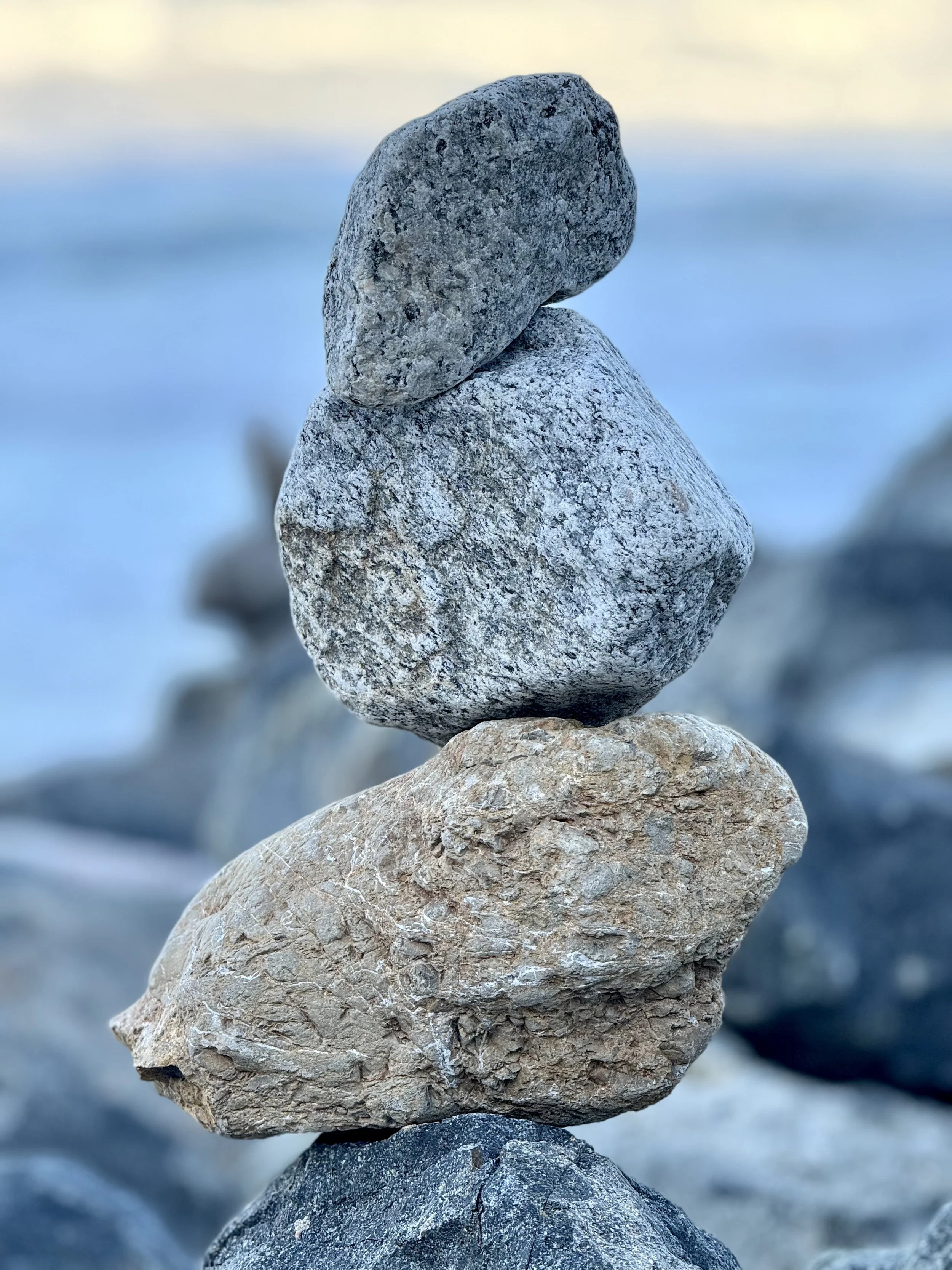 3 Rock Statue