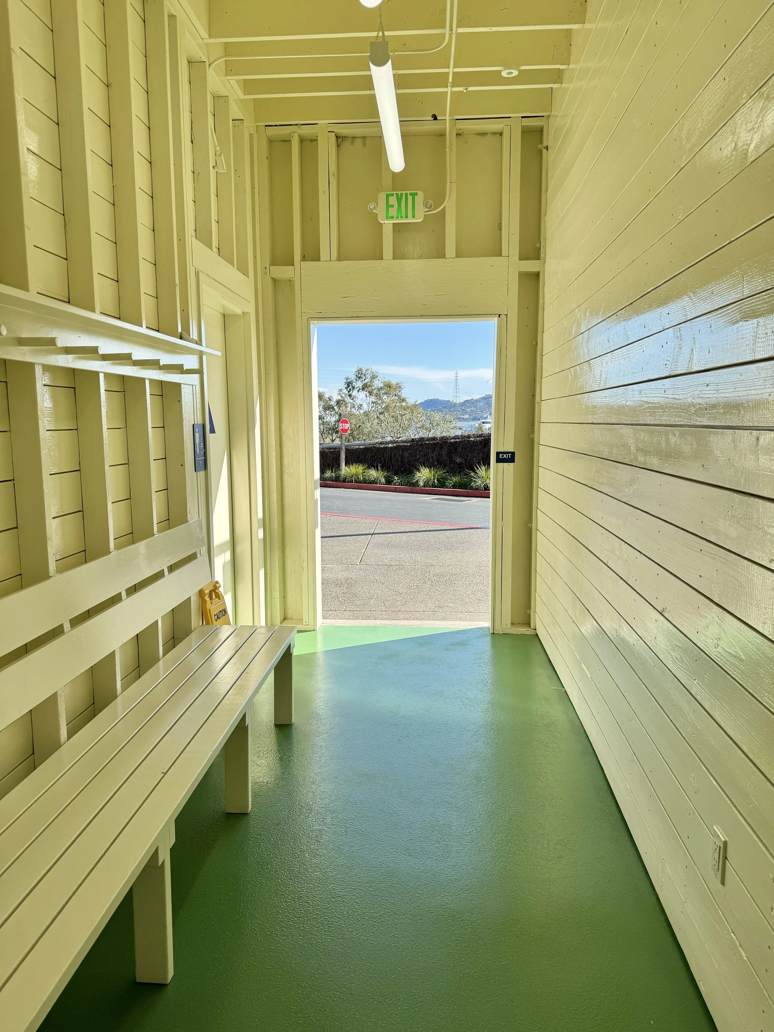 Yellow Exit Hall