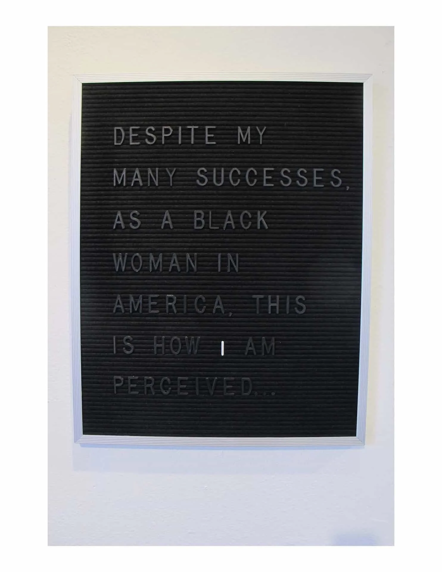 Language of Invisibility on Display
