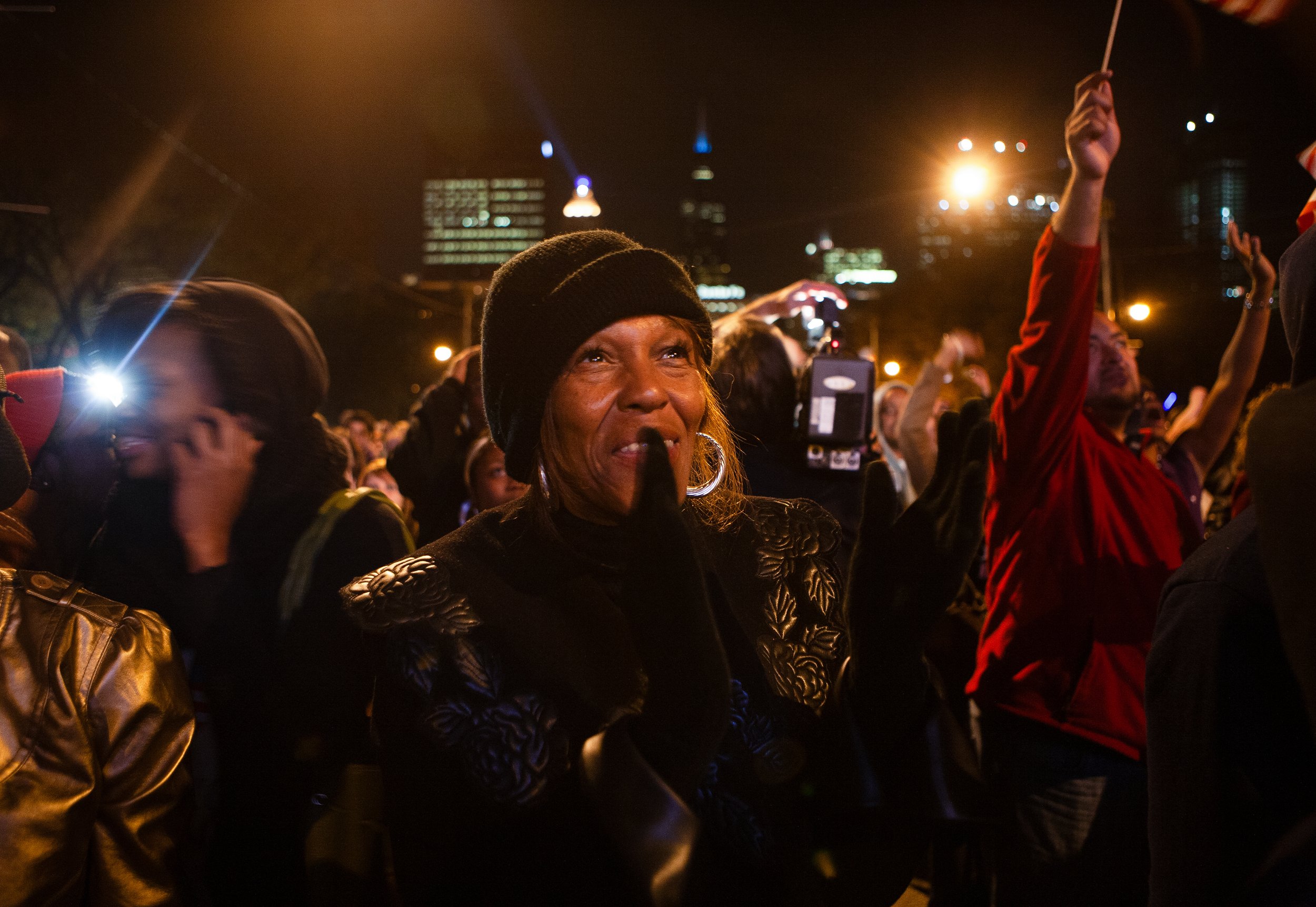 Election results, Grant Park Chicago