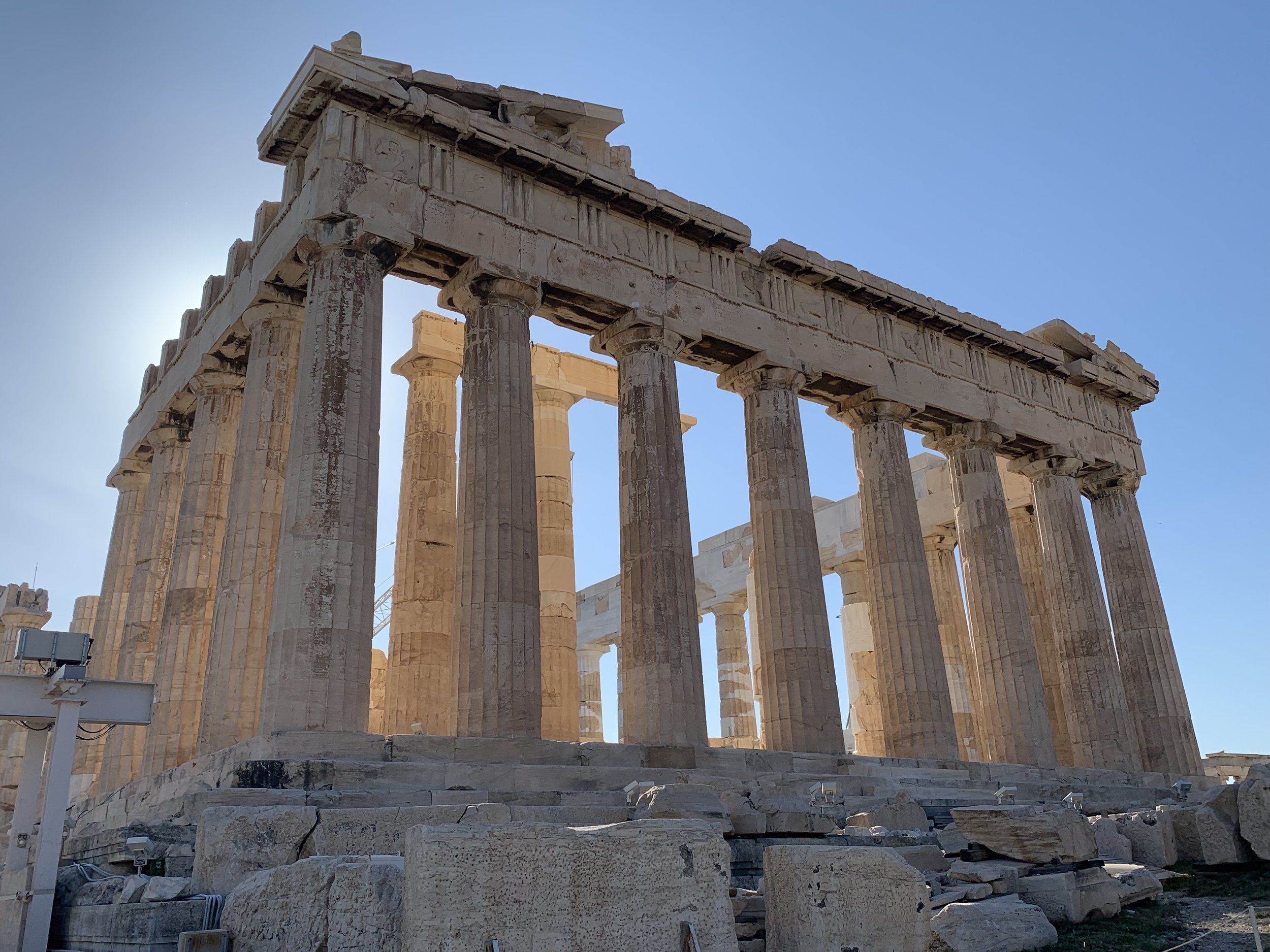 Sun-Kissed Parthenon