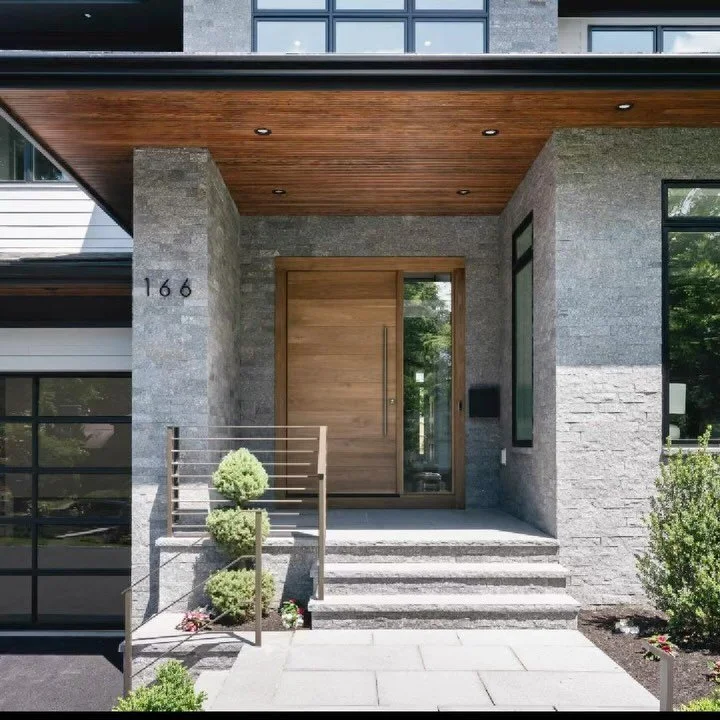 This recently constructed colonial home in Newton&rsquo;s Waban neighborhood radiates a blend of modern design and elegance. Materials such as natural stone, metal, and wood imbue the residence, creating a serene and sophisticated aesthetic. Scroll t