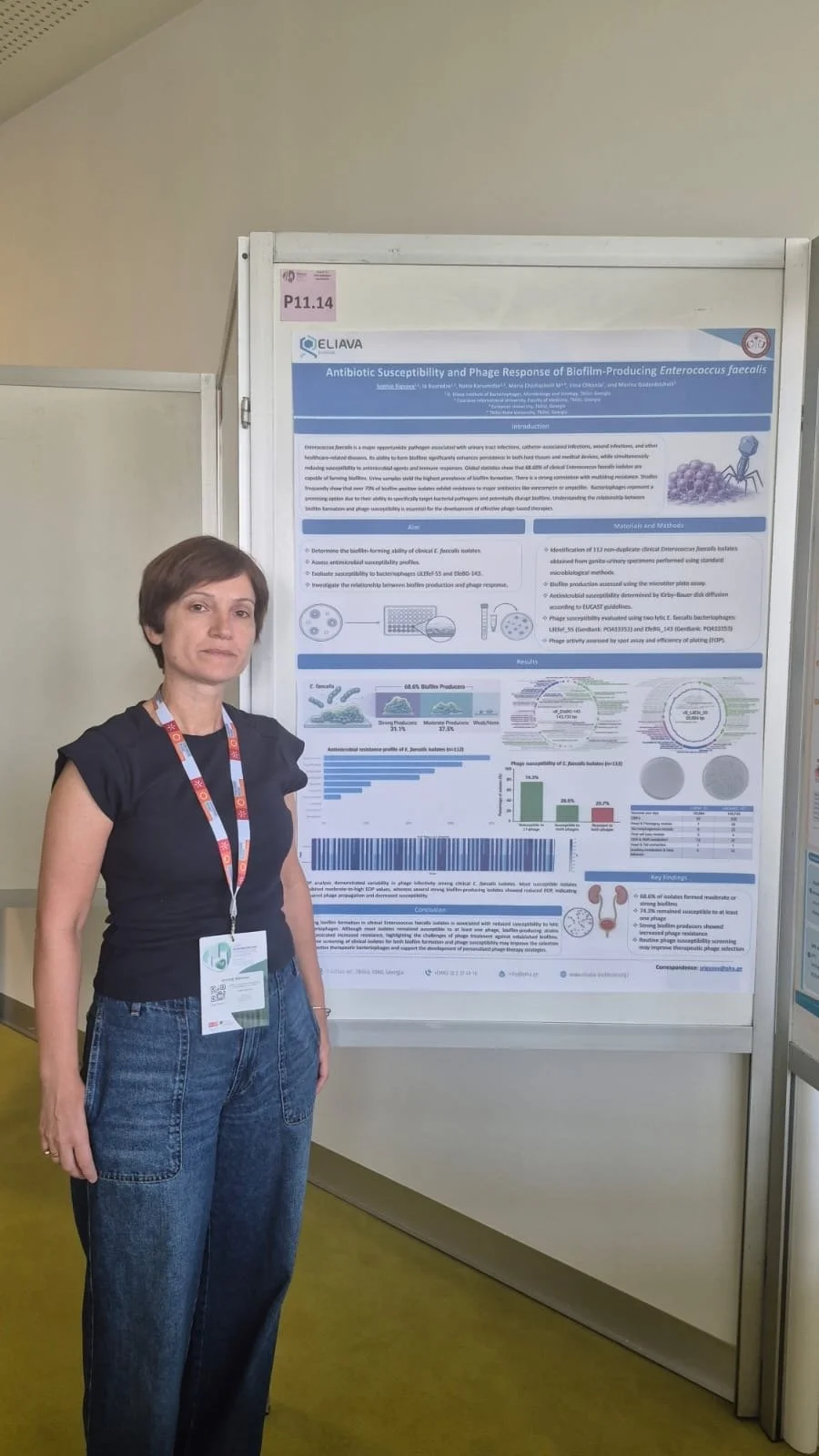 ASCLEPIUS Researcher Presents Research on Enterococcus faecalis Biofilms at EuroBiofilms 2026