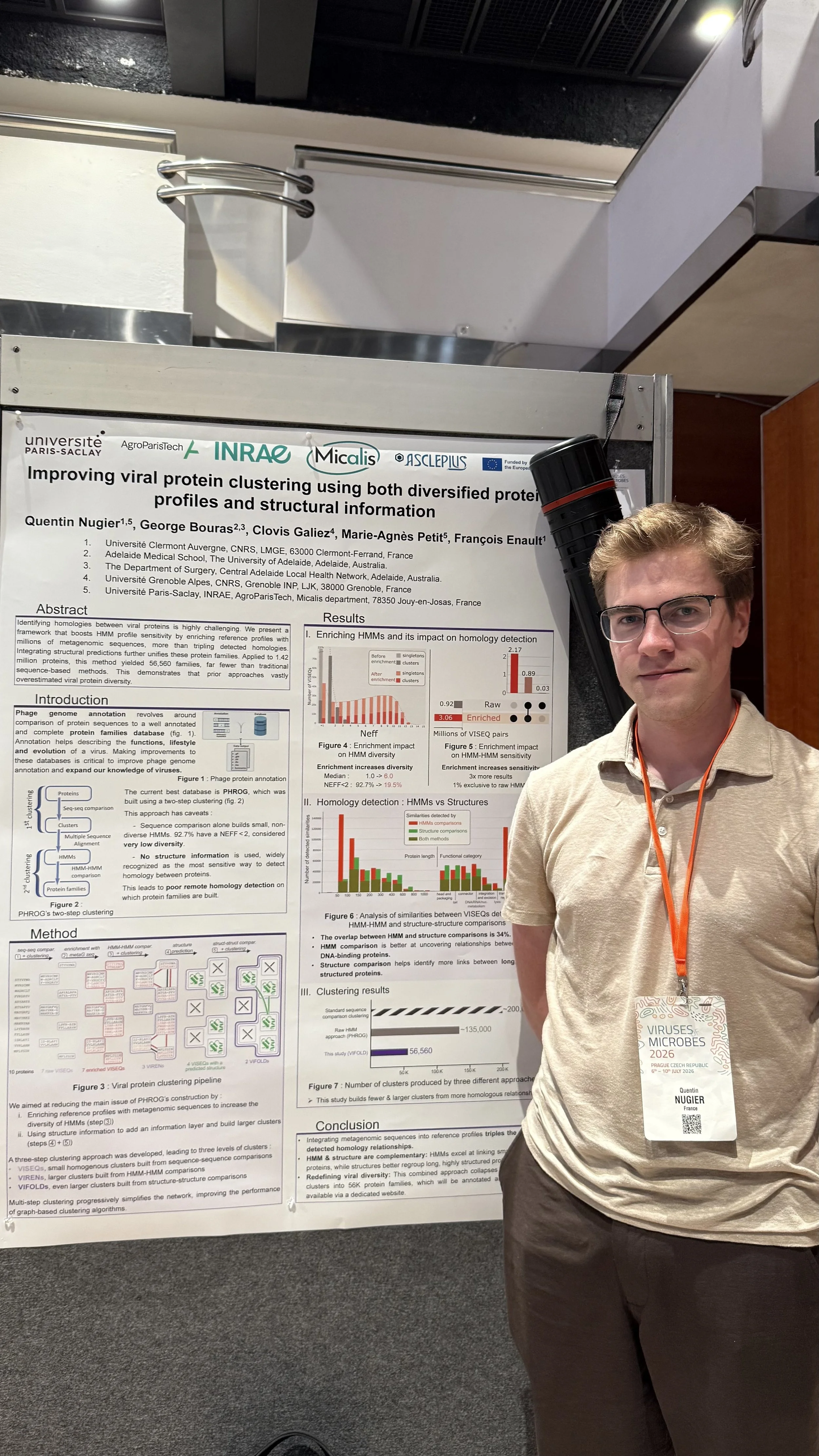 ASCLEPIUS Researcher Presents Viral Clustering Research at Viruses of Microbes 2026
