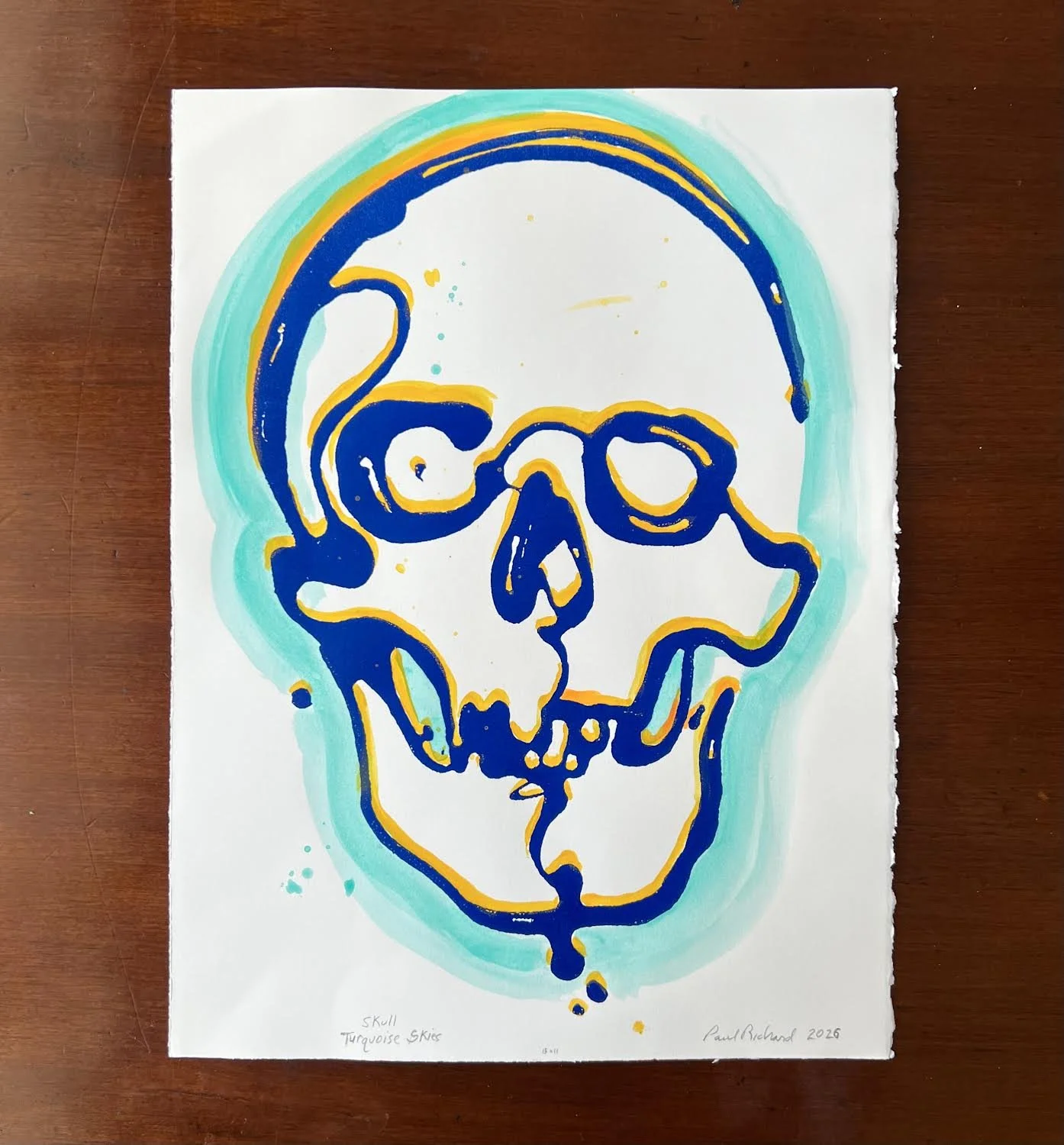 Skull, Turquoise Skies
