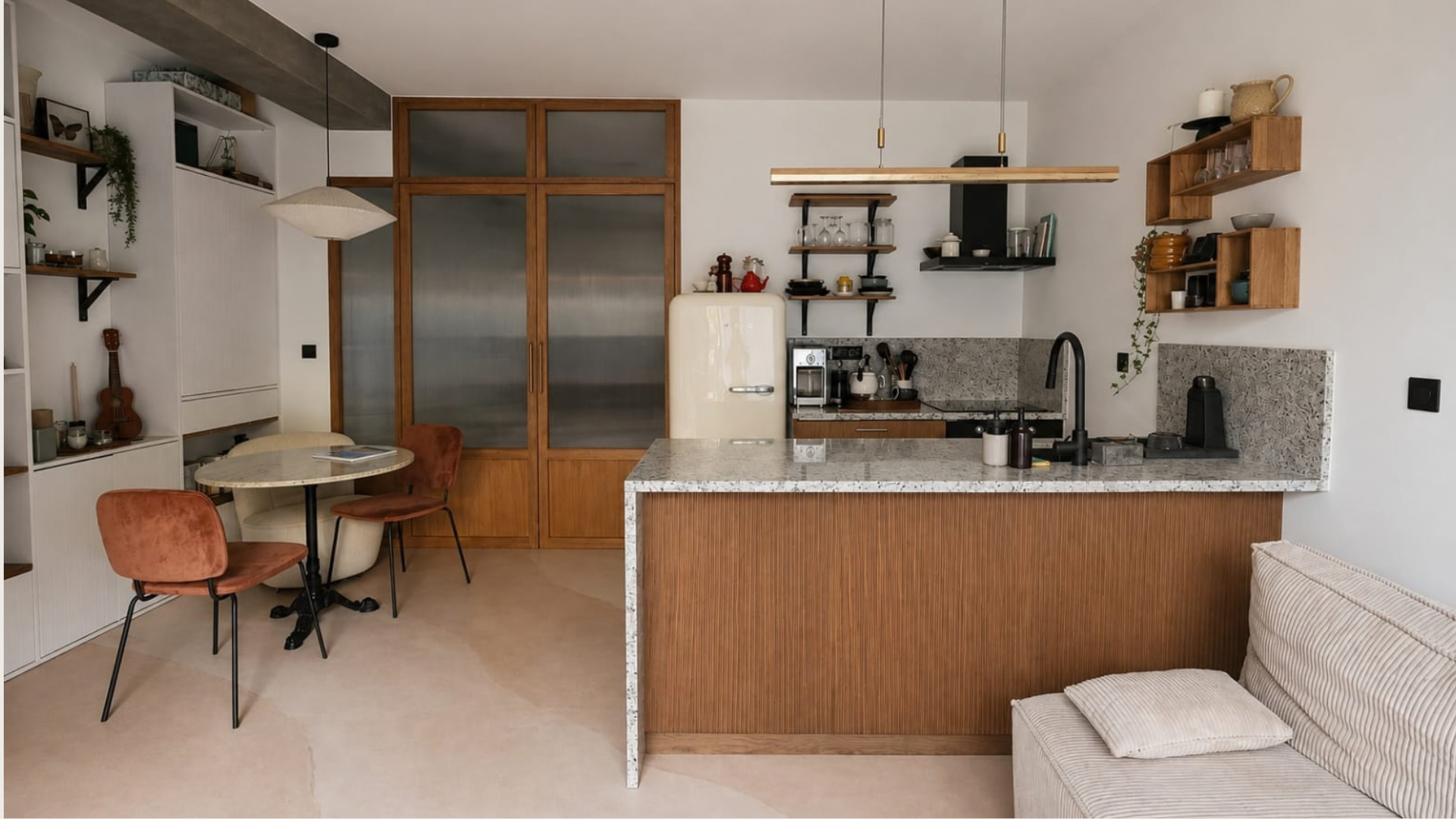 Casita — cuisine et matériaux
