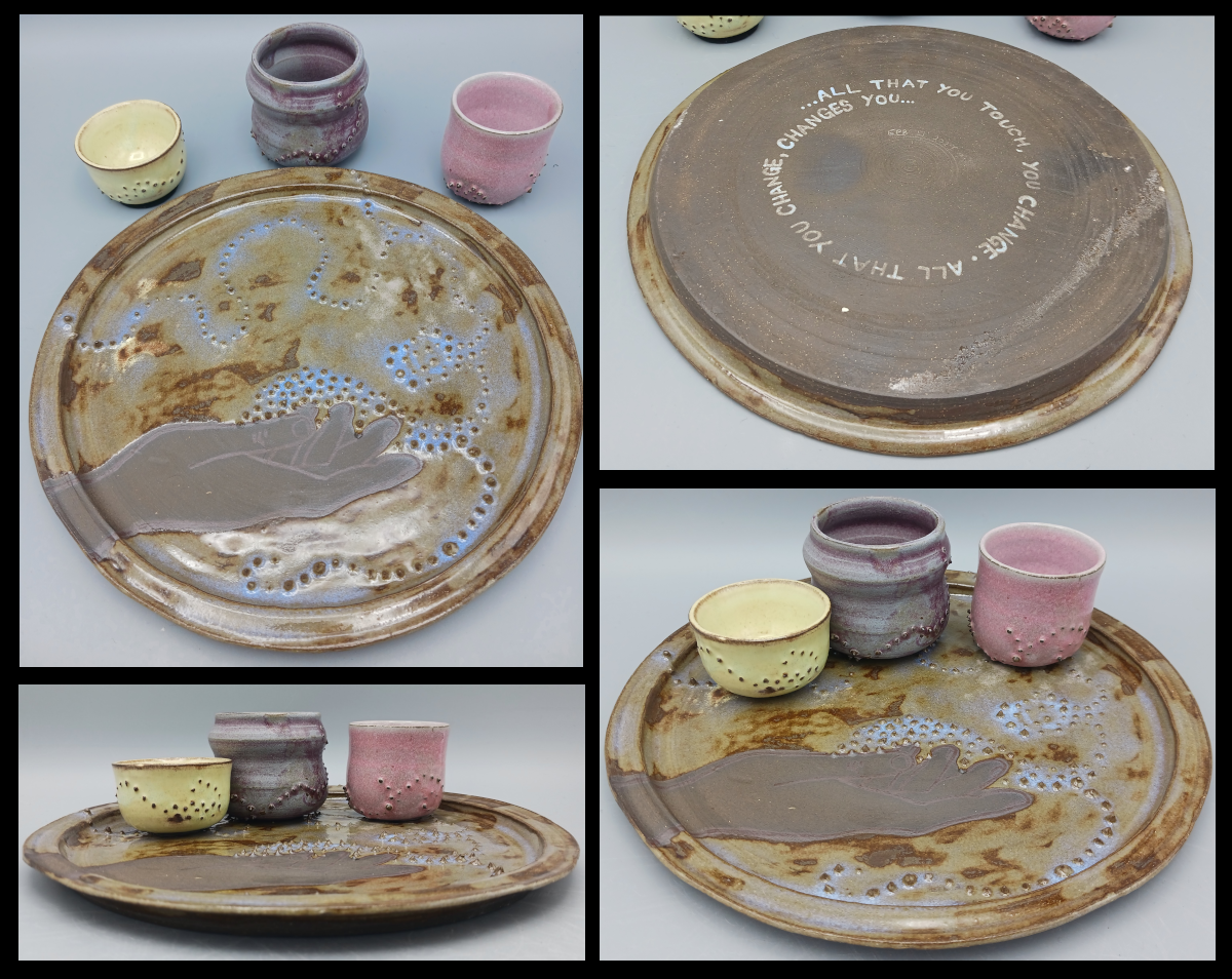 Worlds Ever Sowing (functional art piece inspired by Octavia Butler's Parable of the Sower)