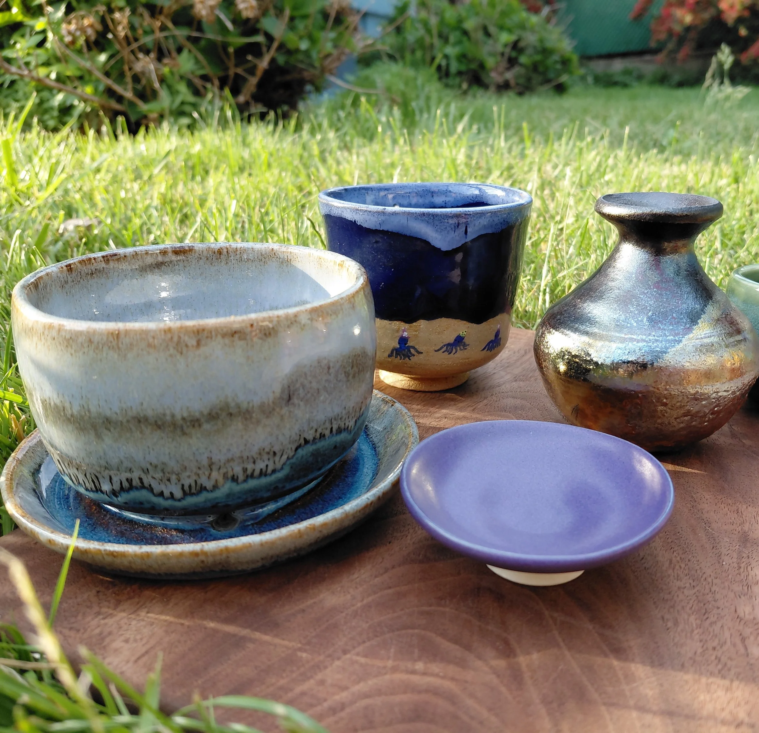 assorted pots