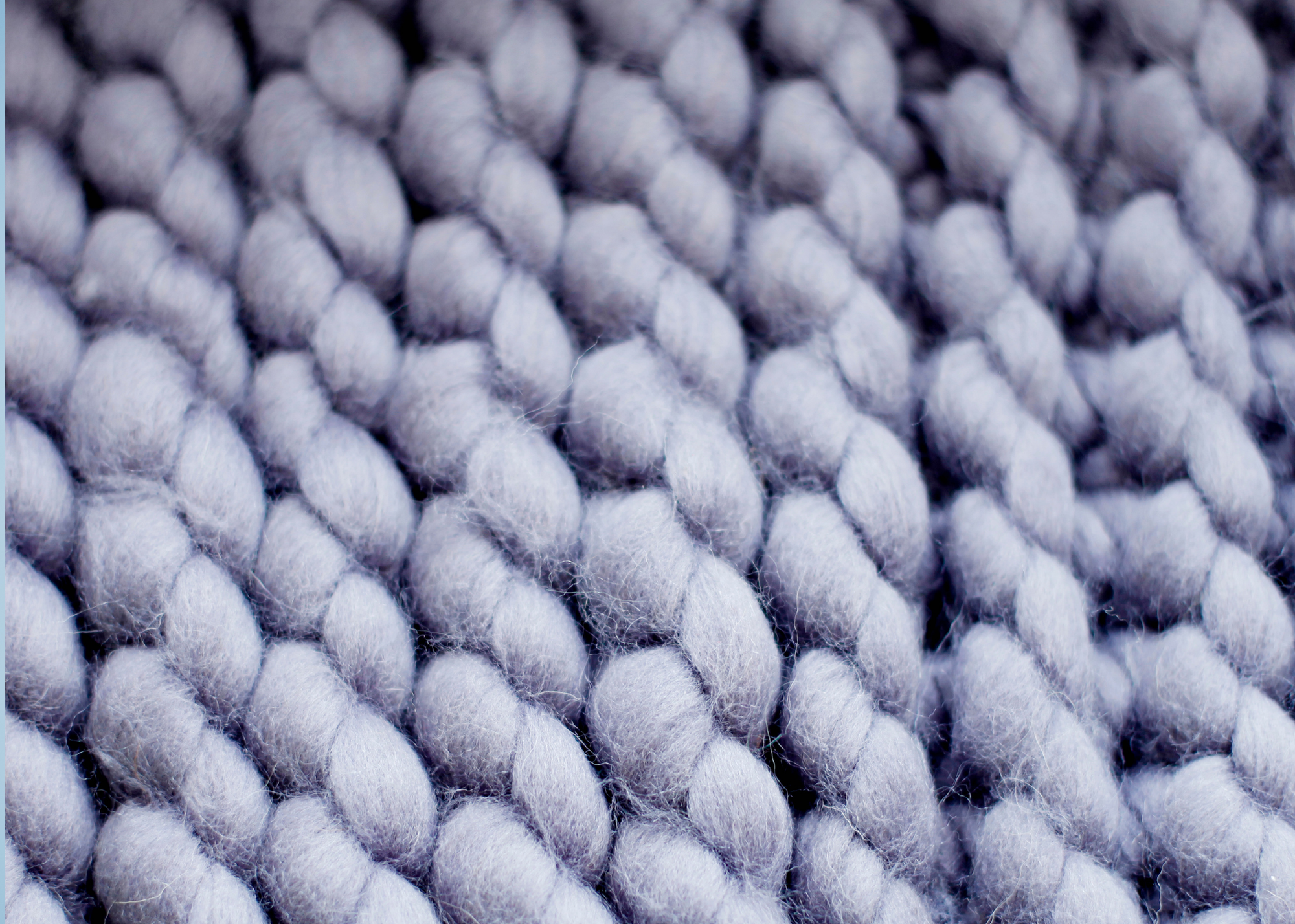 Hand Knit Chunky Blanket Class