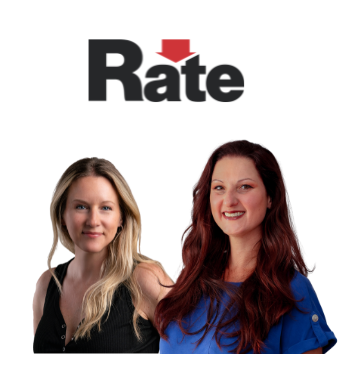 Jessica Imparato and Tina Mitschele of Rate partnered to sponsor Leigh Pecoreillo's Lake Life Broker's Tour.