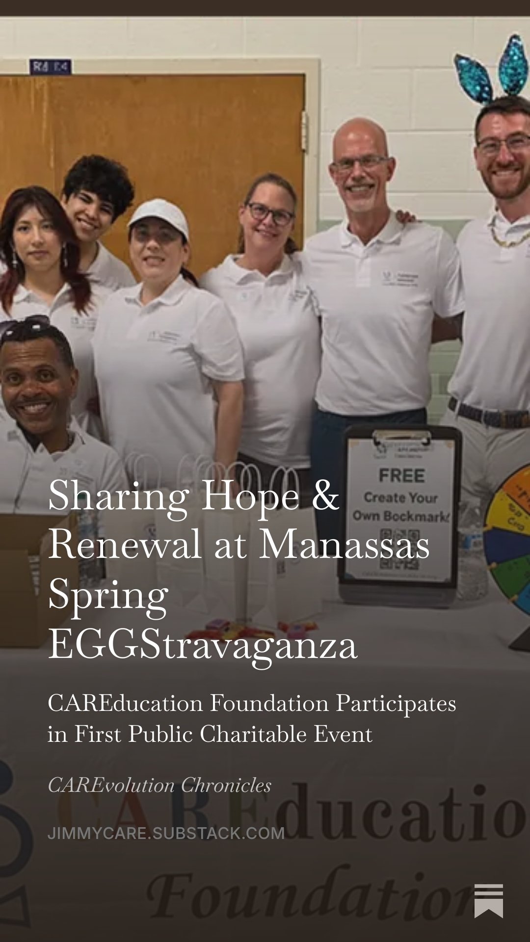 Sharing Hope and Renewal at Manassas Spring EGGStravaganza