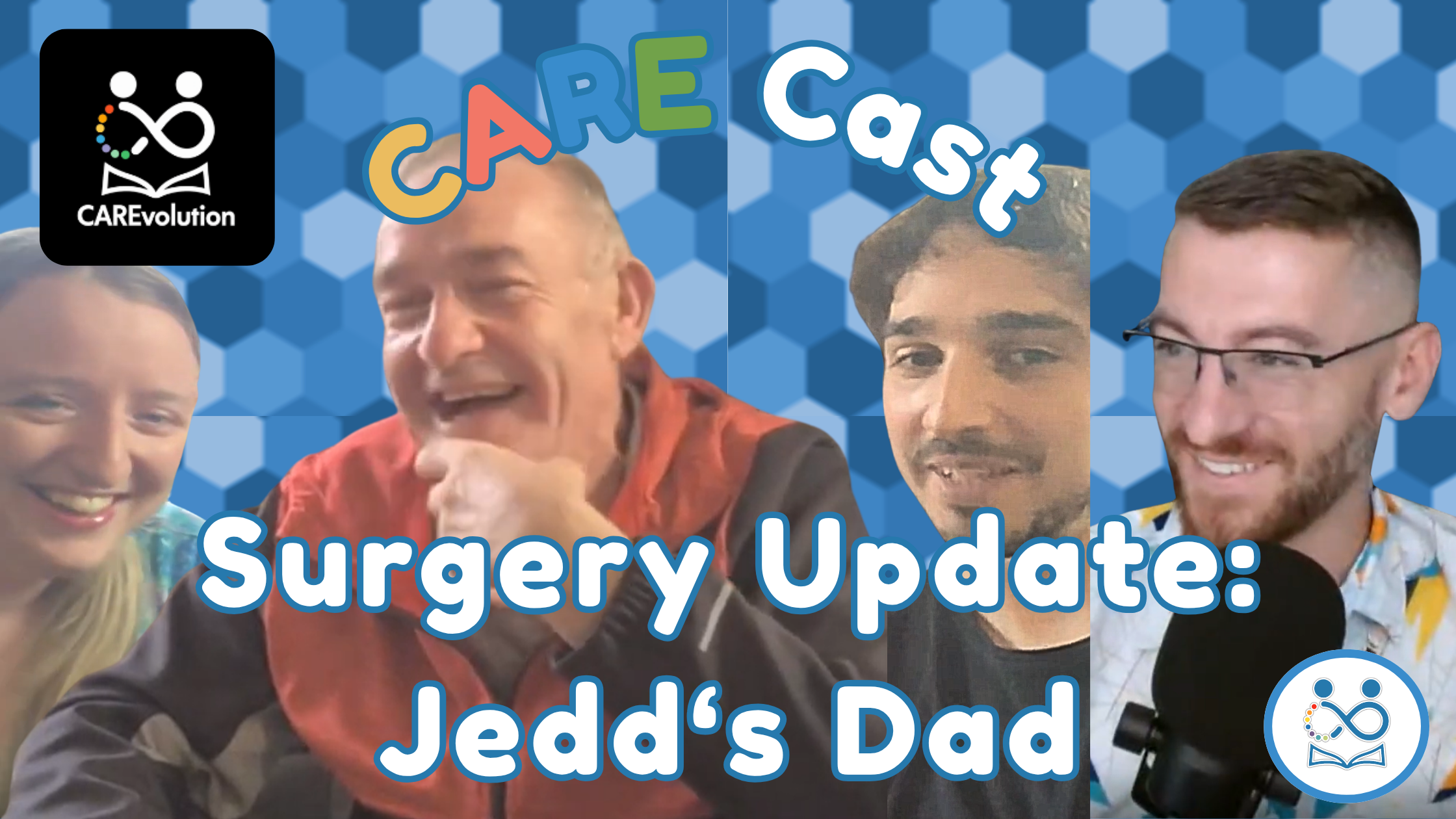 Video Podcast

CARE Society Cofounder Jedd Owens and his Dad John give an update about John's double knee surgery!