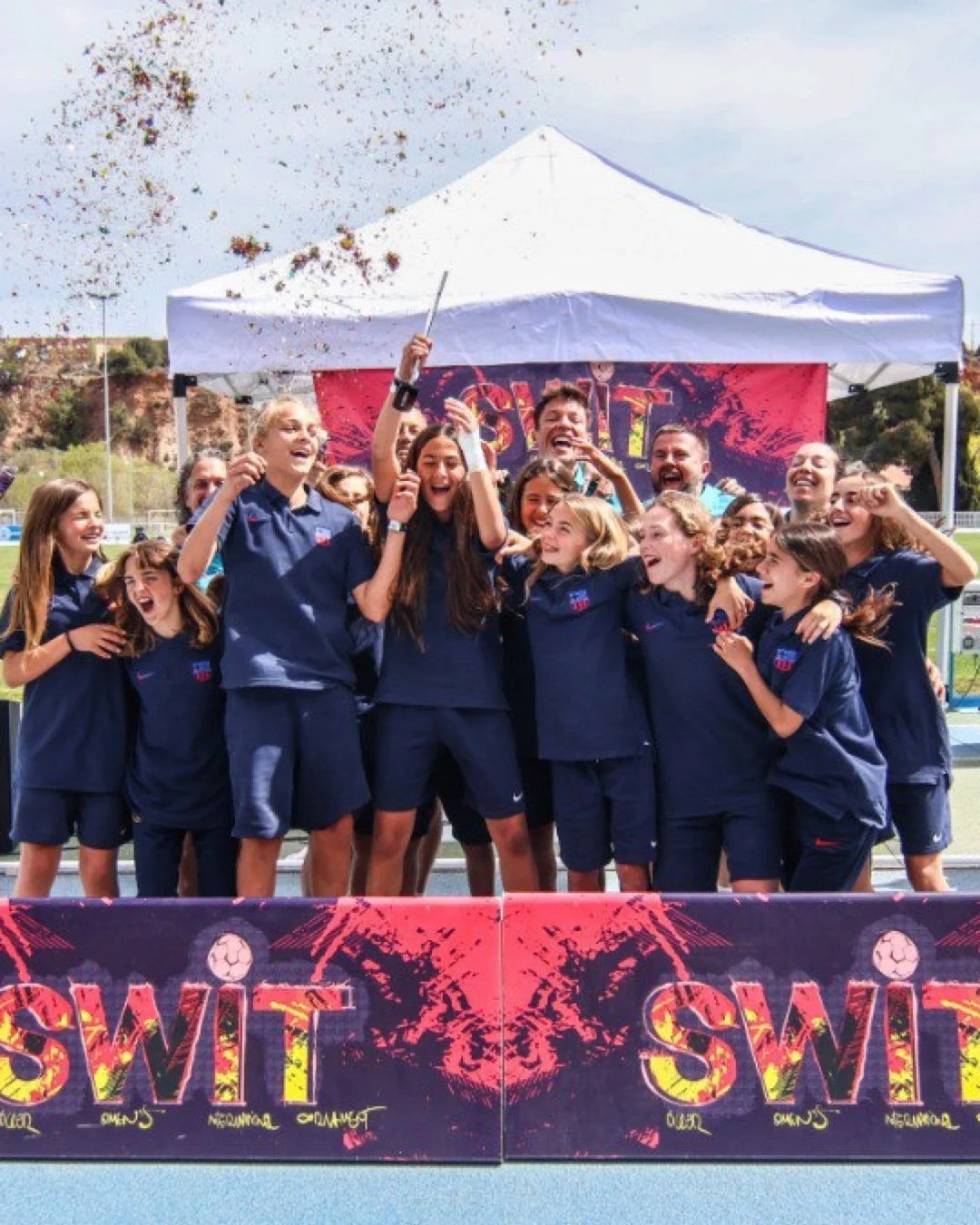 FC Barcelona campeonas SWIT CUP 2023 categoría U12