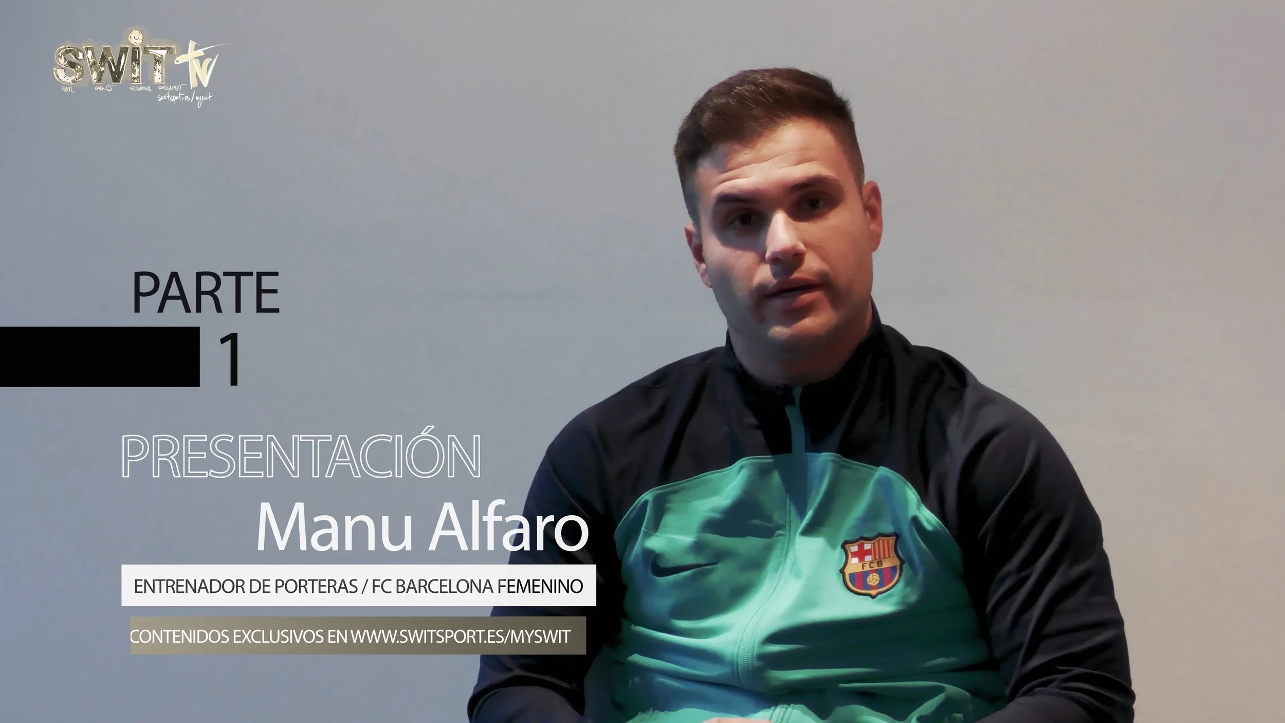 Manu Alfaro, entrenador de porteras del FC Barcelona, protagonista de la primera SWIT MasterClass 