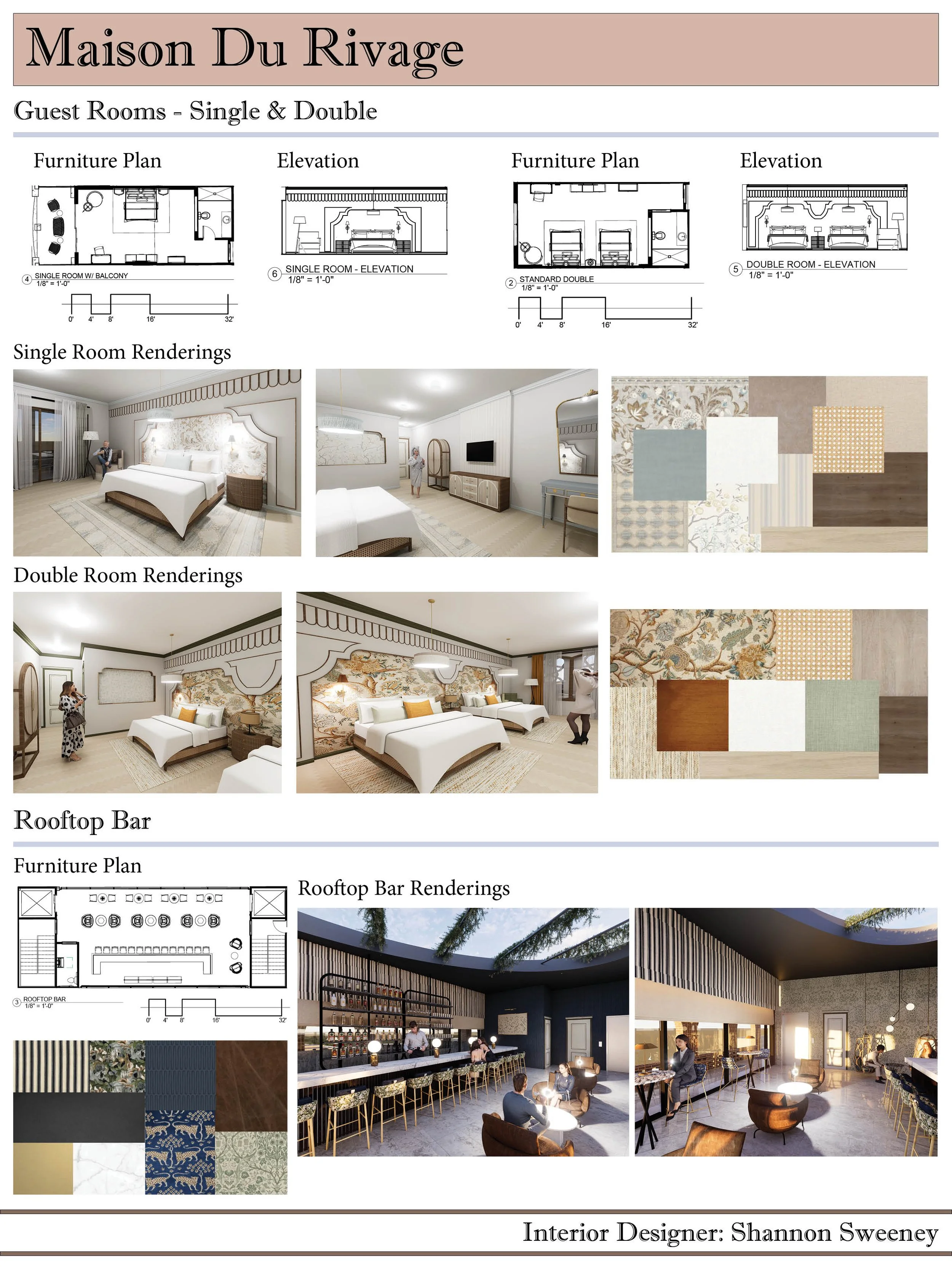 Maison Du Rivage - Final Board - Senior Year, Fall Semester