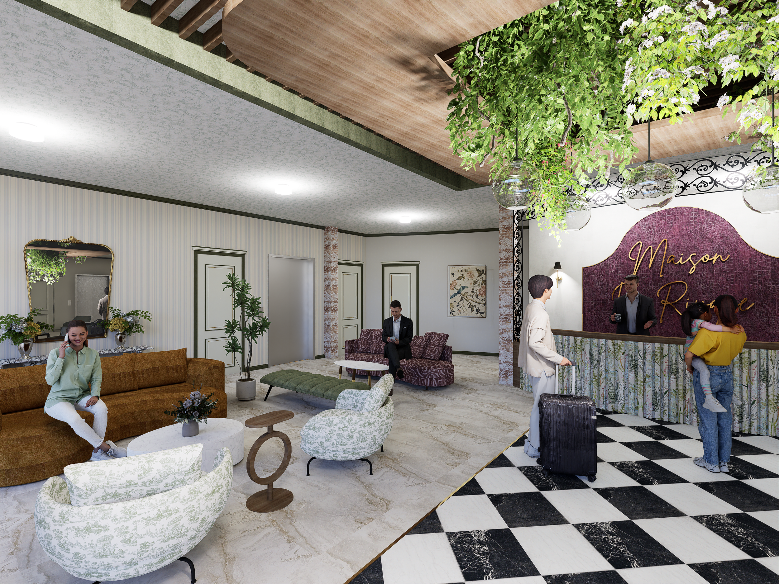 Maison Du Rivage - Hotel Lobby - Senior Year