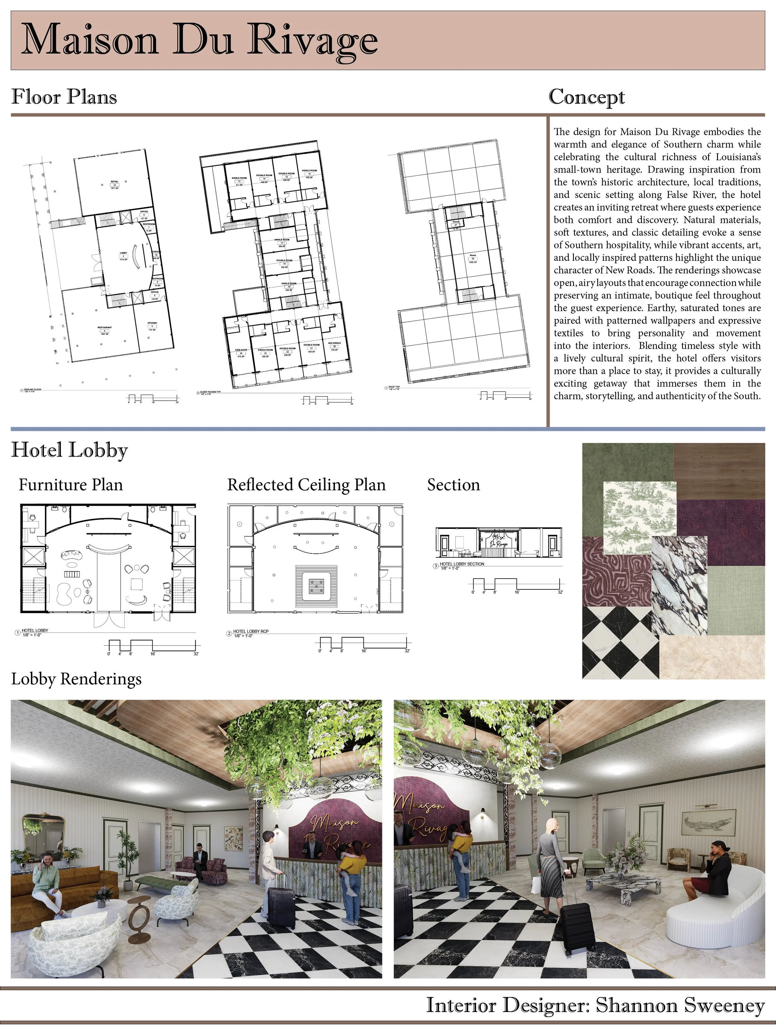 Maison Du Rivage - Final Board - Senior Year, Fall Semester