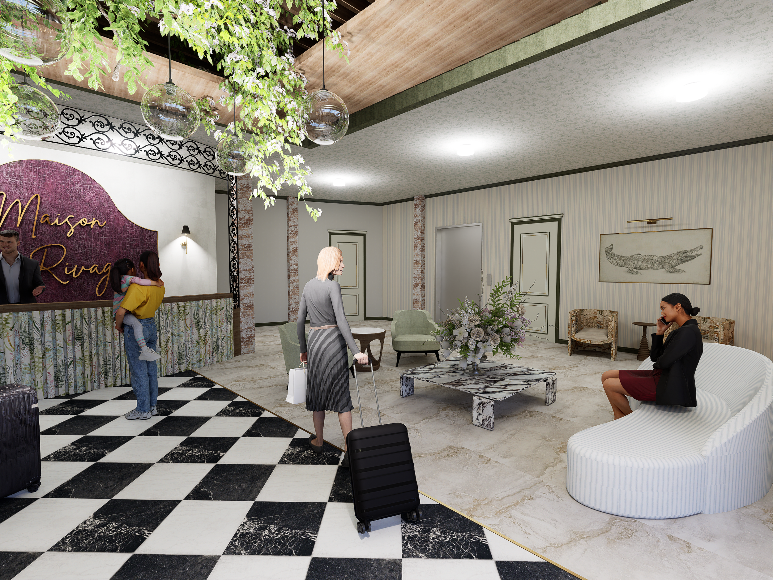 Maison Du Rivage - Hotel Lobby - Senior Year