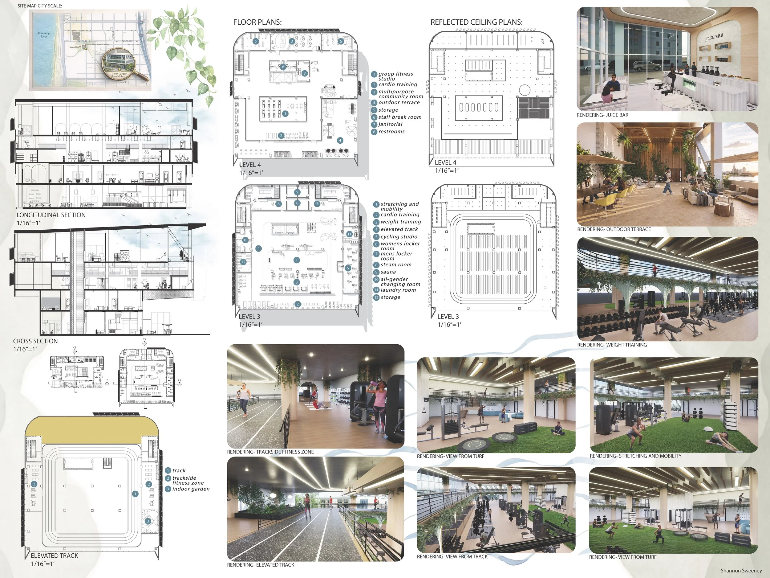 Riverview Recreation and Wellness - Final Board - Senior Year, Spring Semester, Capstone
