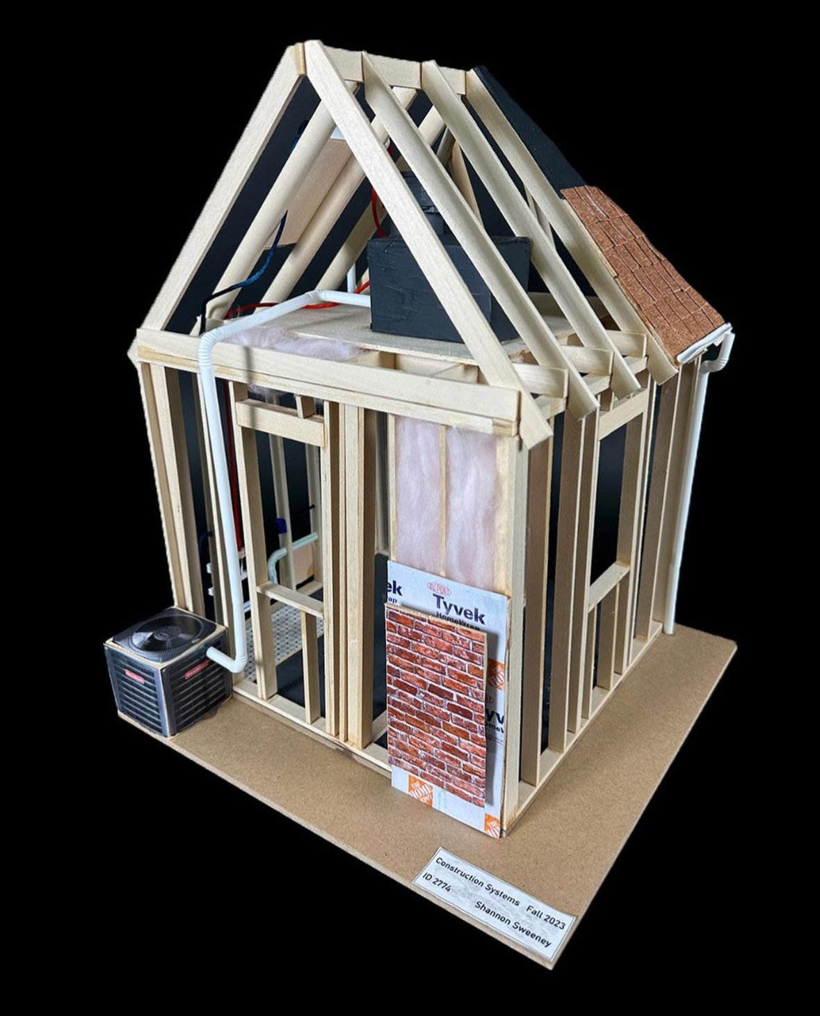 Interior Construction and Systems - 1"-1' Scale Laundry Room