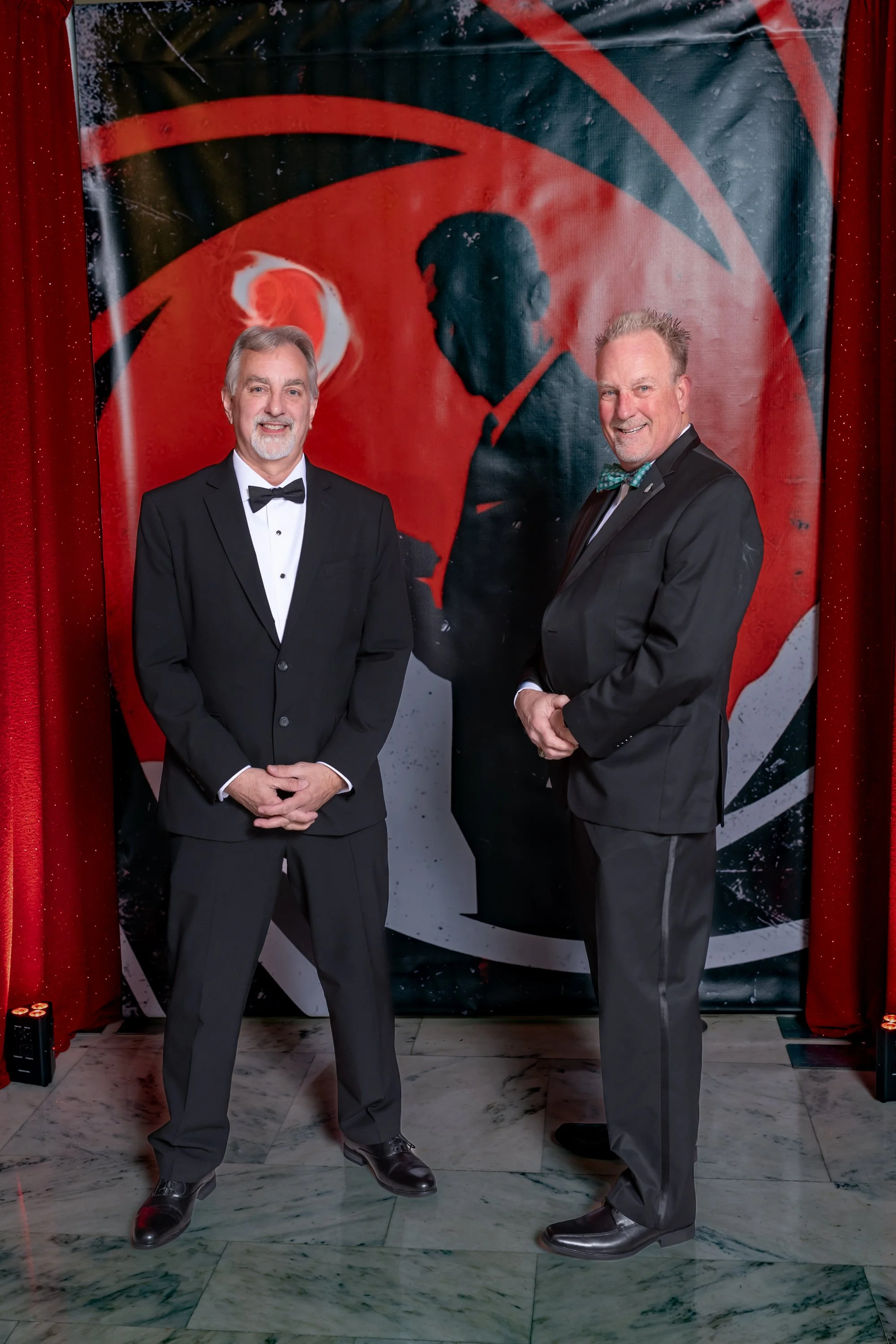 Christmas Party 2025 James Bond Backdrop