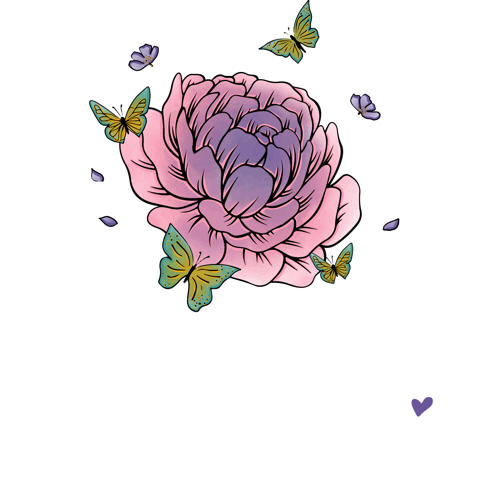 Logo of pink camilia flower