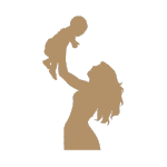 Silhouette d'une personne avec une tête de lion