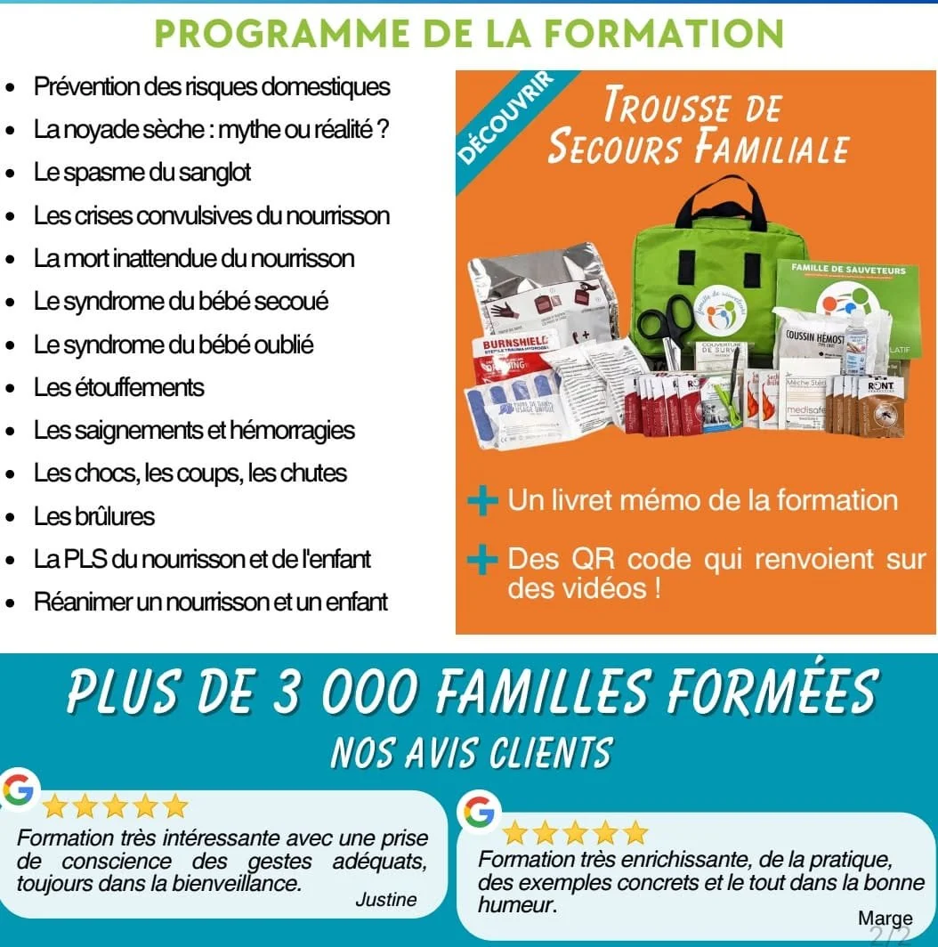 Programme pour la formation de secourisme