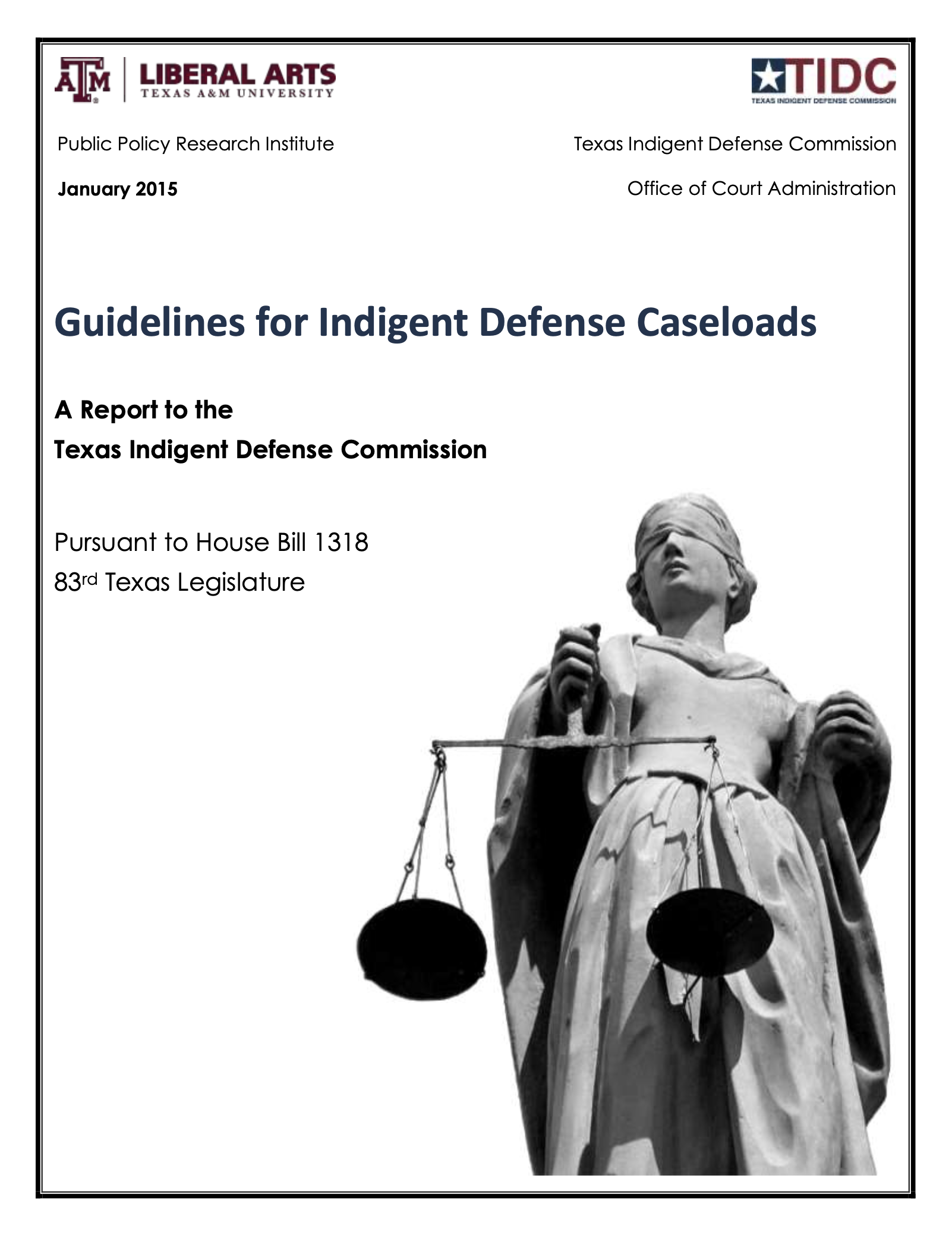 PPRI-TIDC Guidelines for Indigent Defense (PDF)