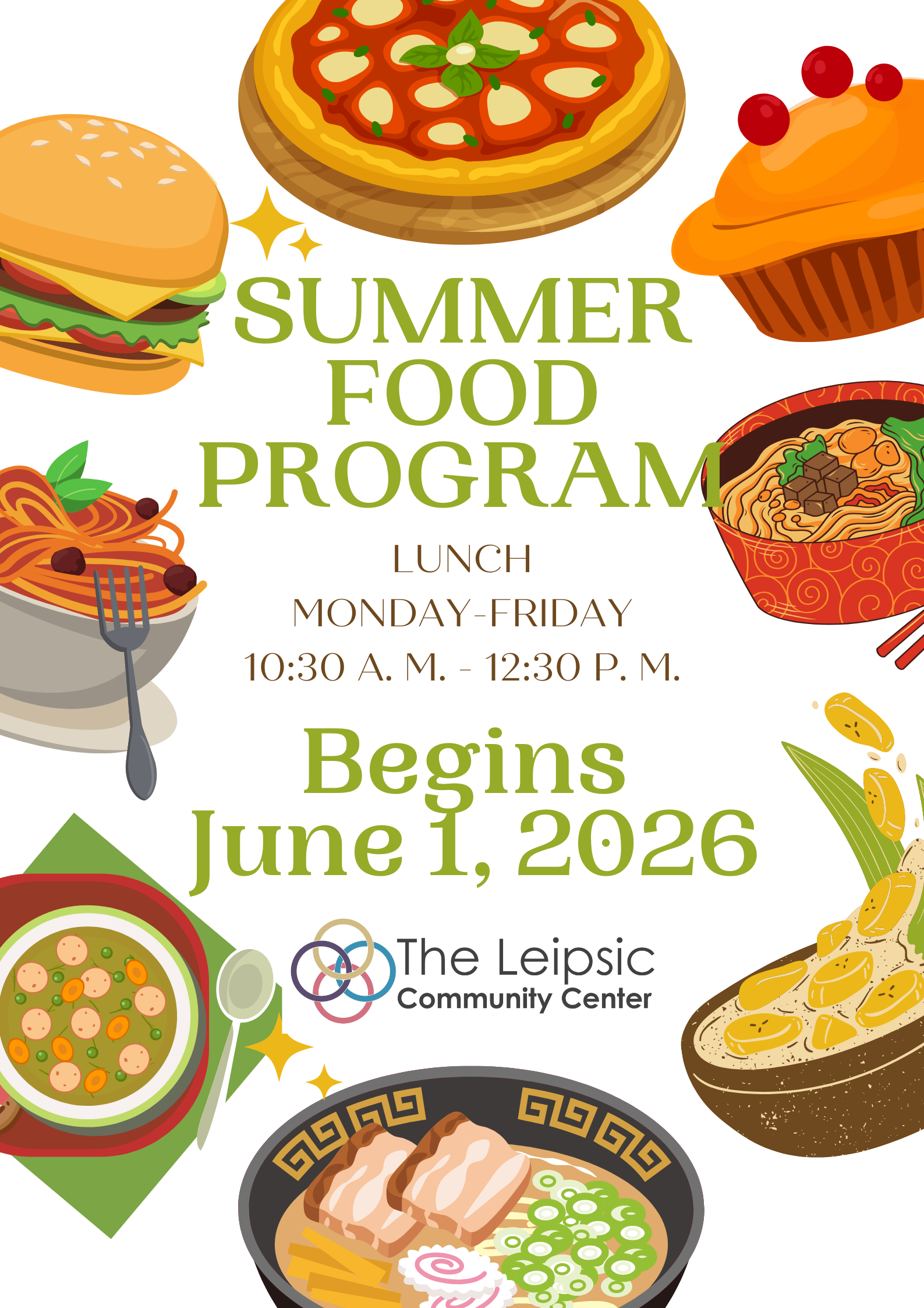 Pastel Orange and Yellow Illustrated Summer Beach Food Bazar Poster.png