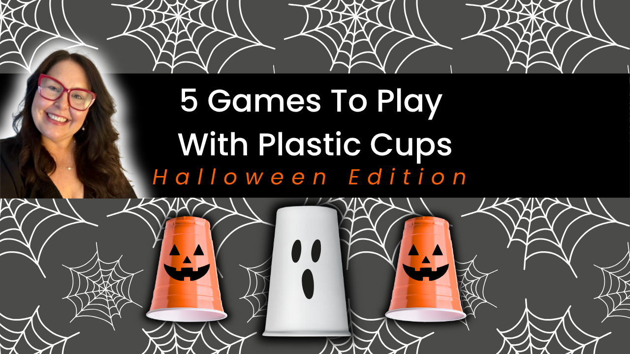 Halloween Games with Plastic Cups
