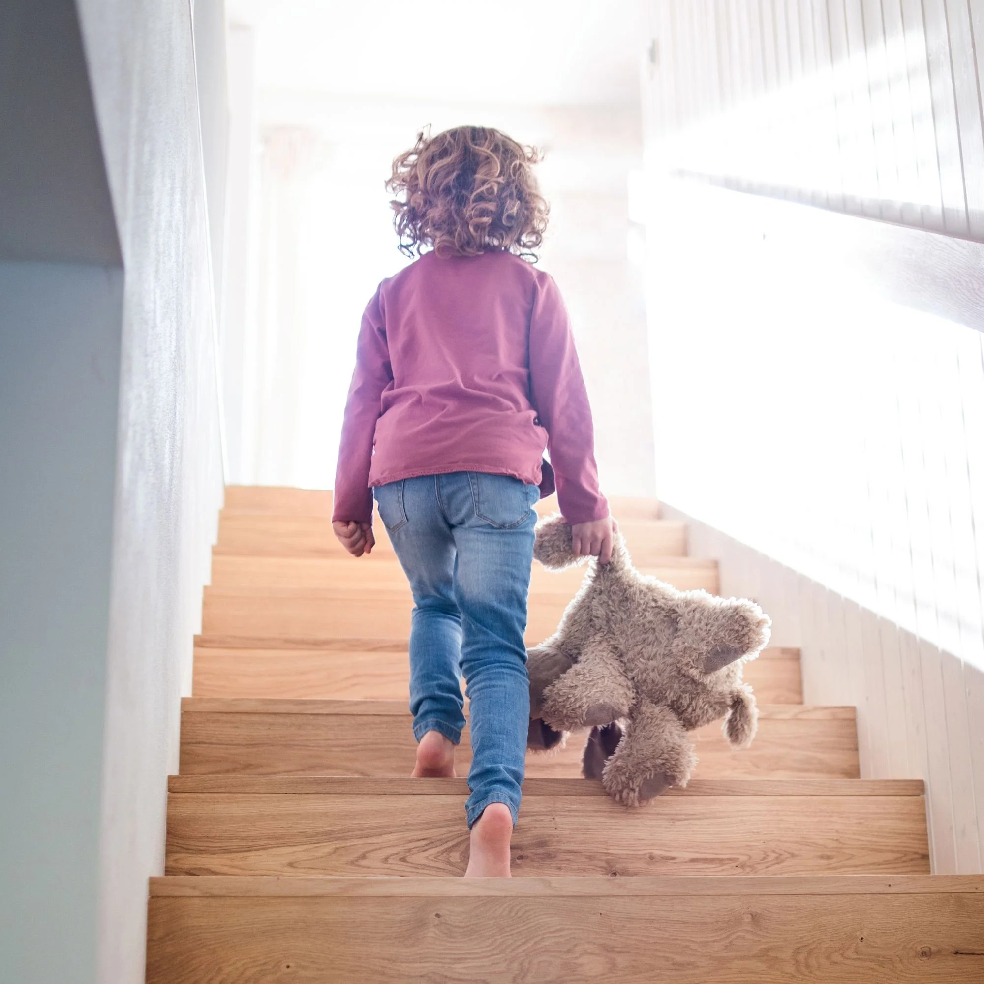 One Foot on Each Step