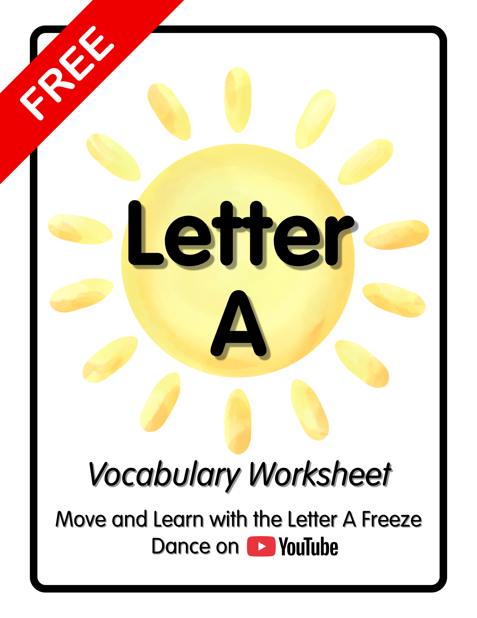 Letter A Freebie