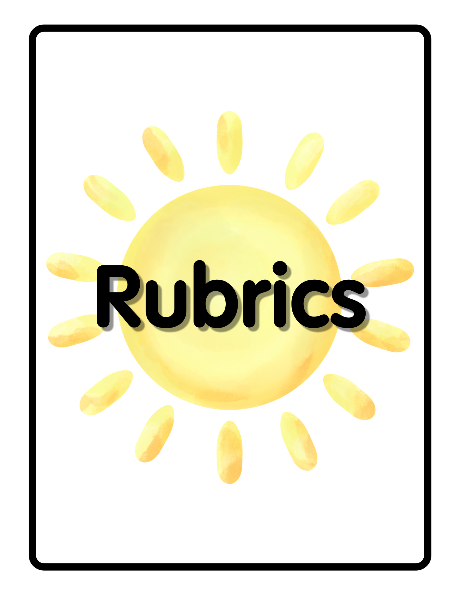 Session Plans Rubrics Packet
