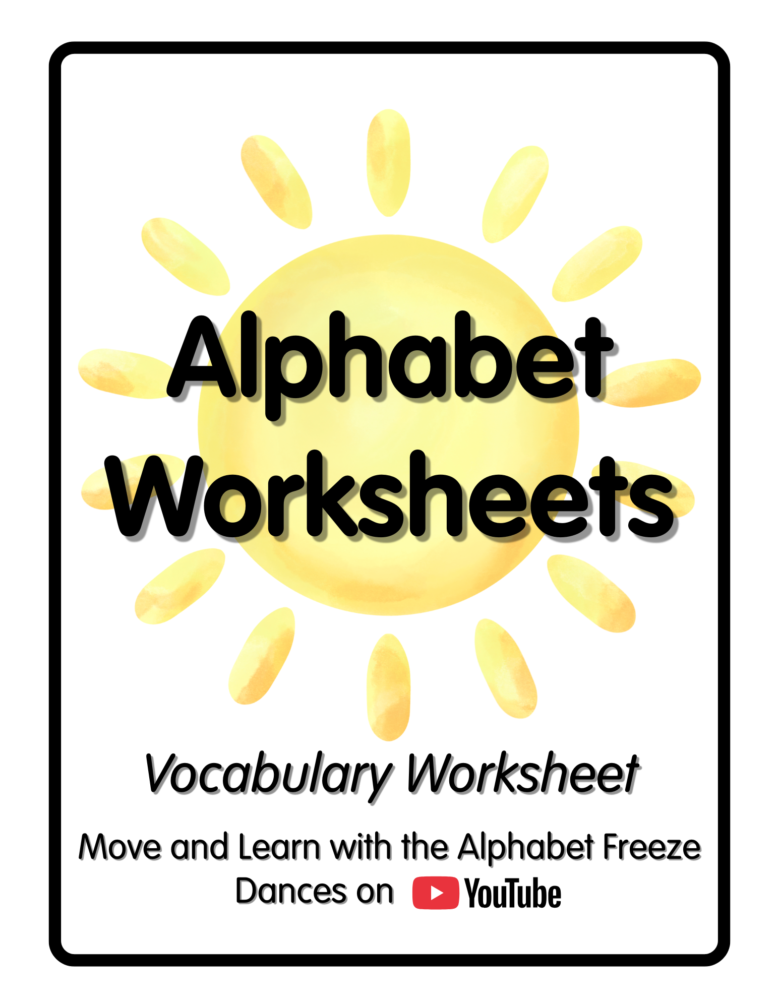 Alphabet Worksheets A-Z