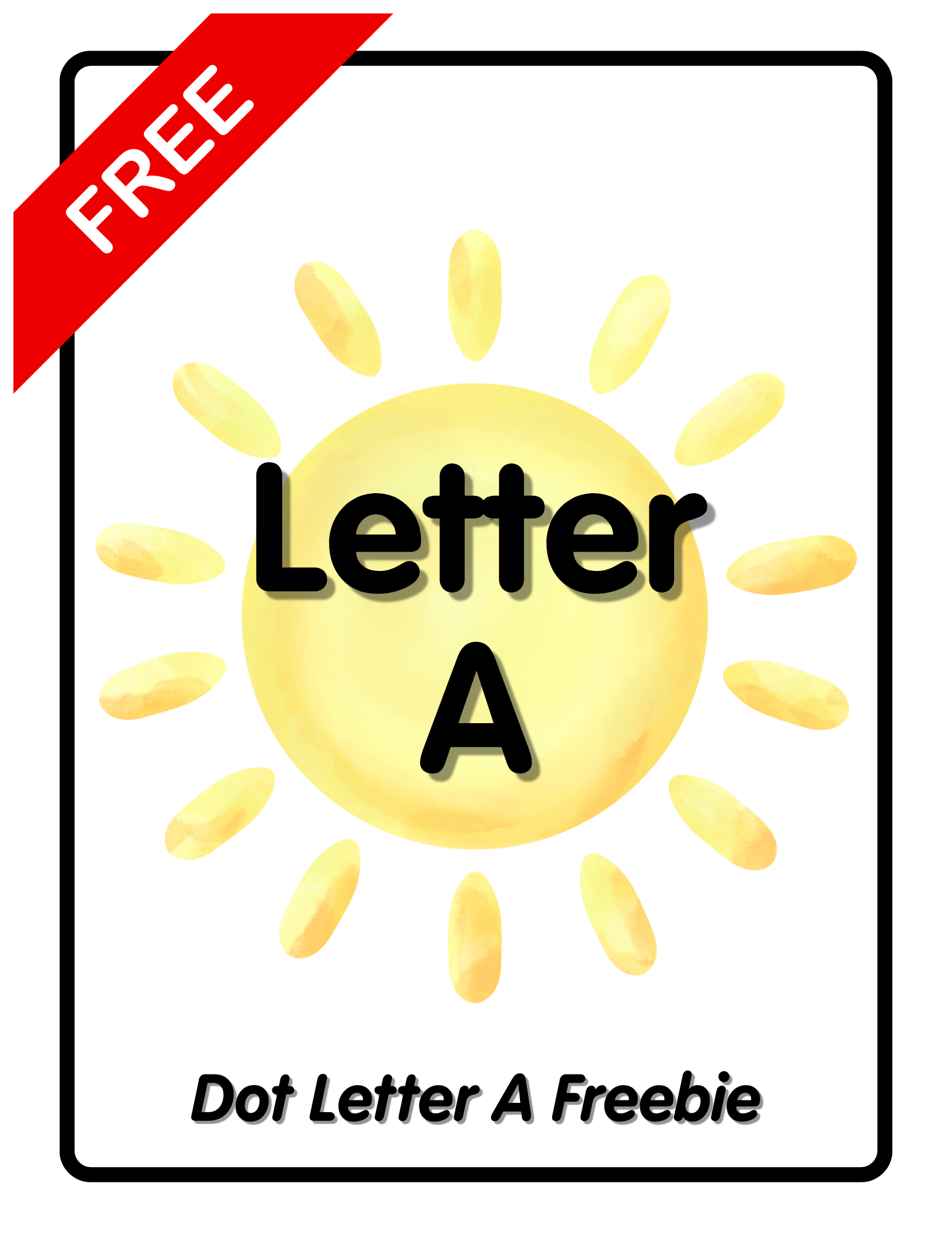 Letter A Freebie