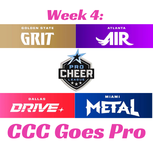 Week 4: CCC Goes Pro