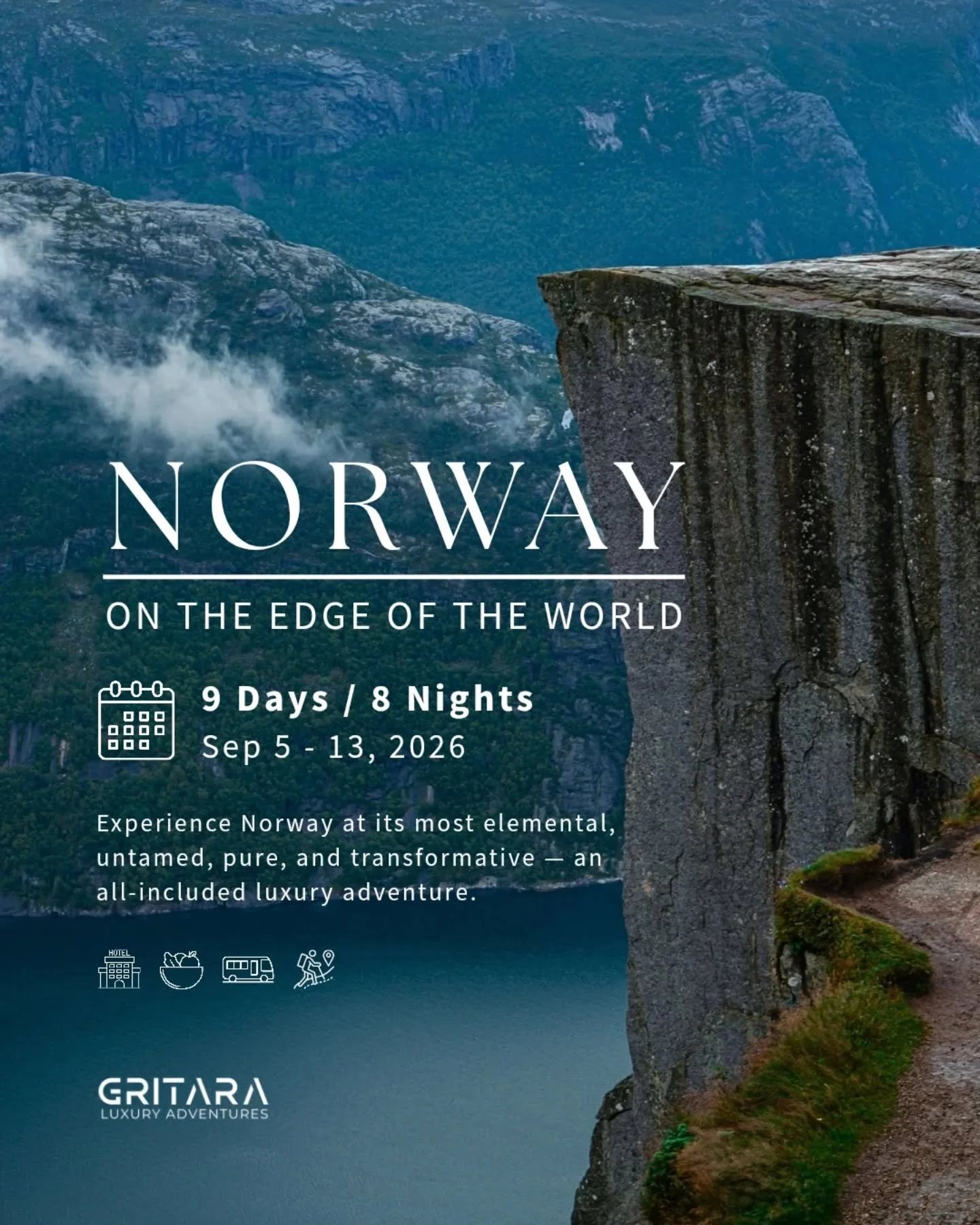 We've been searching for the ideal location for our next adventure. Wild yet refined. Remote yet deeply welcoming. Vast yet intimately experienced.

Crafted for travelers who seek extraordinary landscapes and delight in embracing the challenges that 