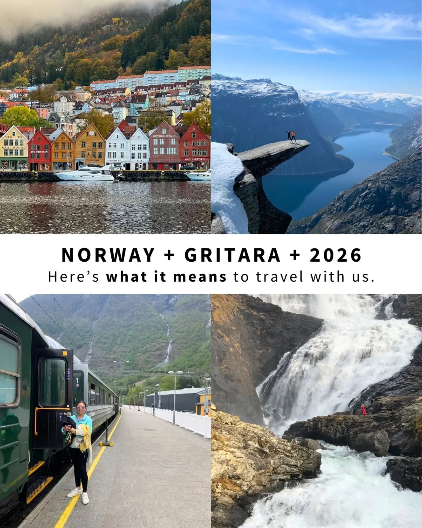 Every day of this itinerary was designed with purpose &mdash; from the hikes to the fjords to the places you&rsquo;ll call home for the night. A trip that blends adventure, comfort, and the beauty of slowing down in nature.

Norway. September 2026.
F