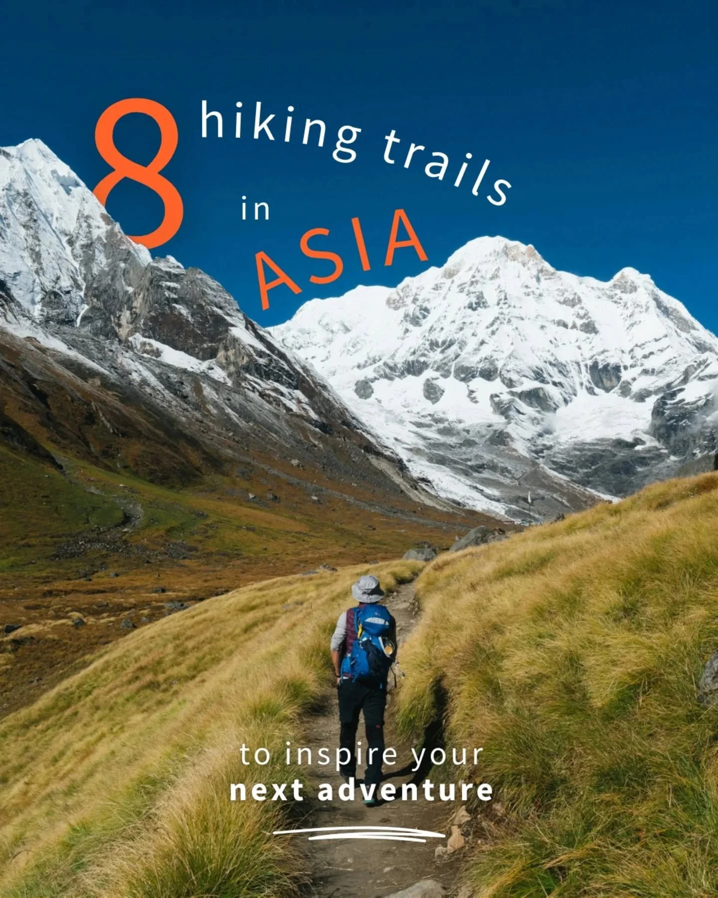 Asia is home to some of the most surreal landscapes on the planet &mdash; from high Himalayan valleys to volcanic craters, desert canyons, and jungle-covered peaks. 🌏✨

Here are&nbsp;8 hiking trails in Asia to add to your bucket list, each offering 