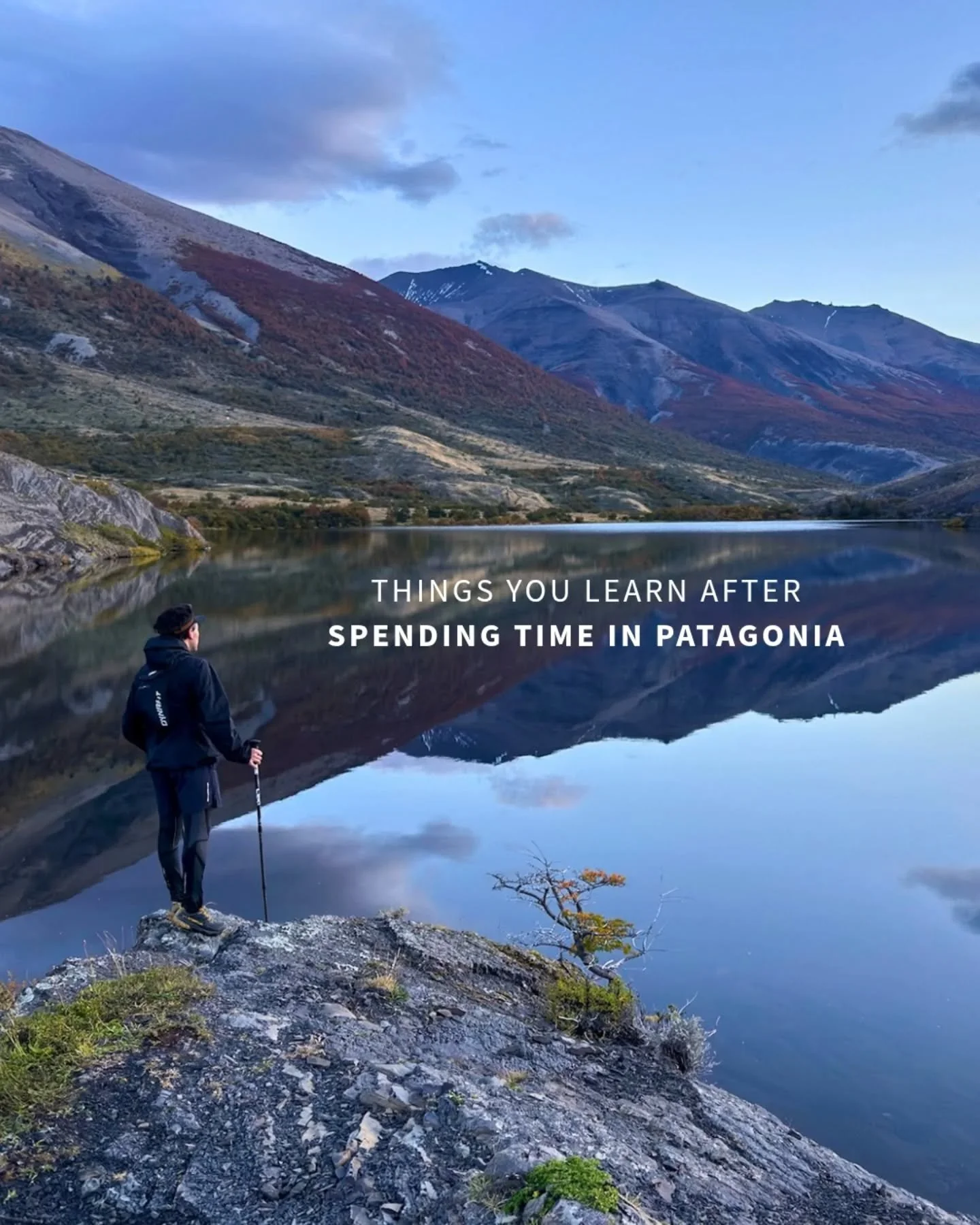 Patagonia has a way of stripping everything back.

You learn quickly that nature doesn&rsquo;t care about your plans. The weather changes constantly, trails test you, and the best moments usually happen when you stop rushing toward the &ldquo;main at