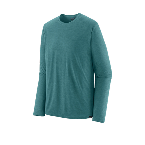 Teal long-sleeve trekking shirt