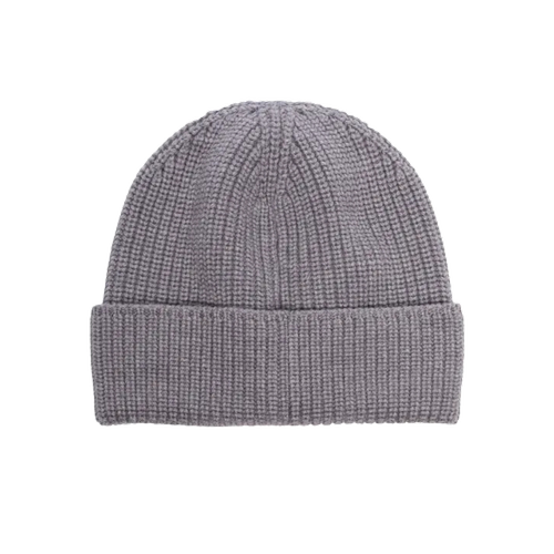 Grey knit beanie