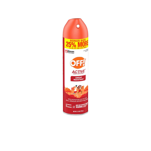 Can of insect repellent spray