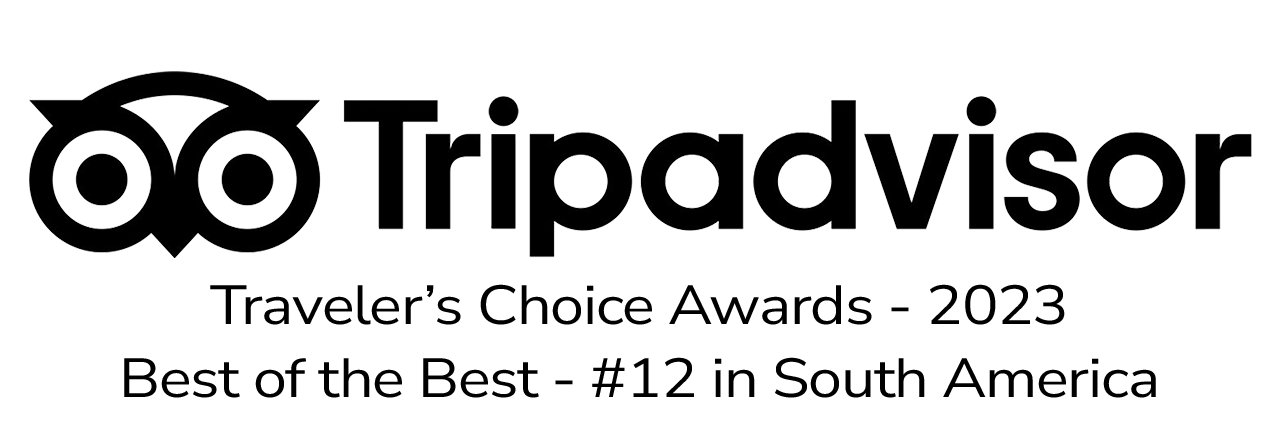 Tripadvisor award badge for Tierra Patagonia