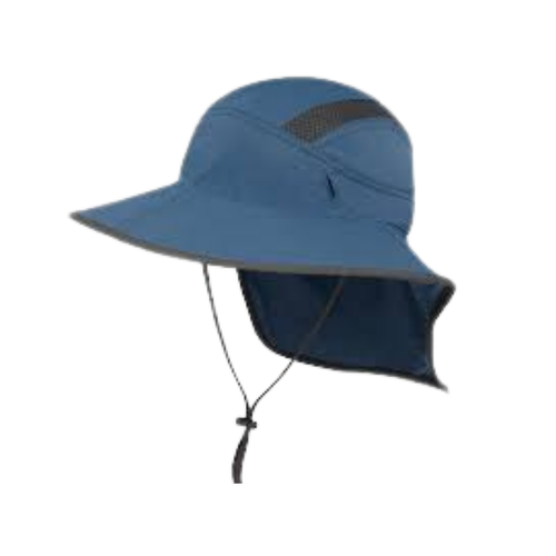 Wide-brimmed sun hat