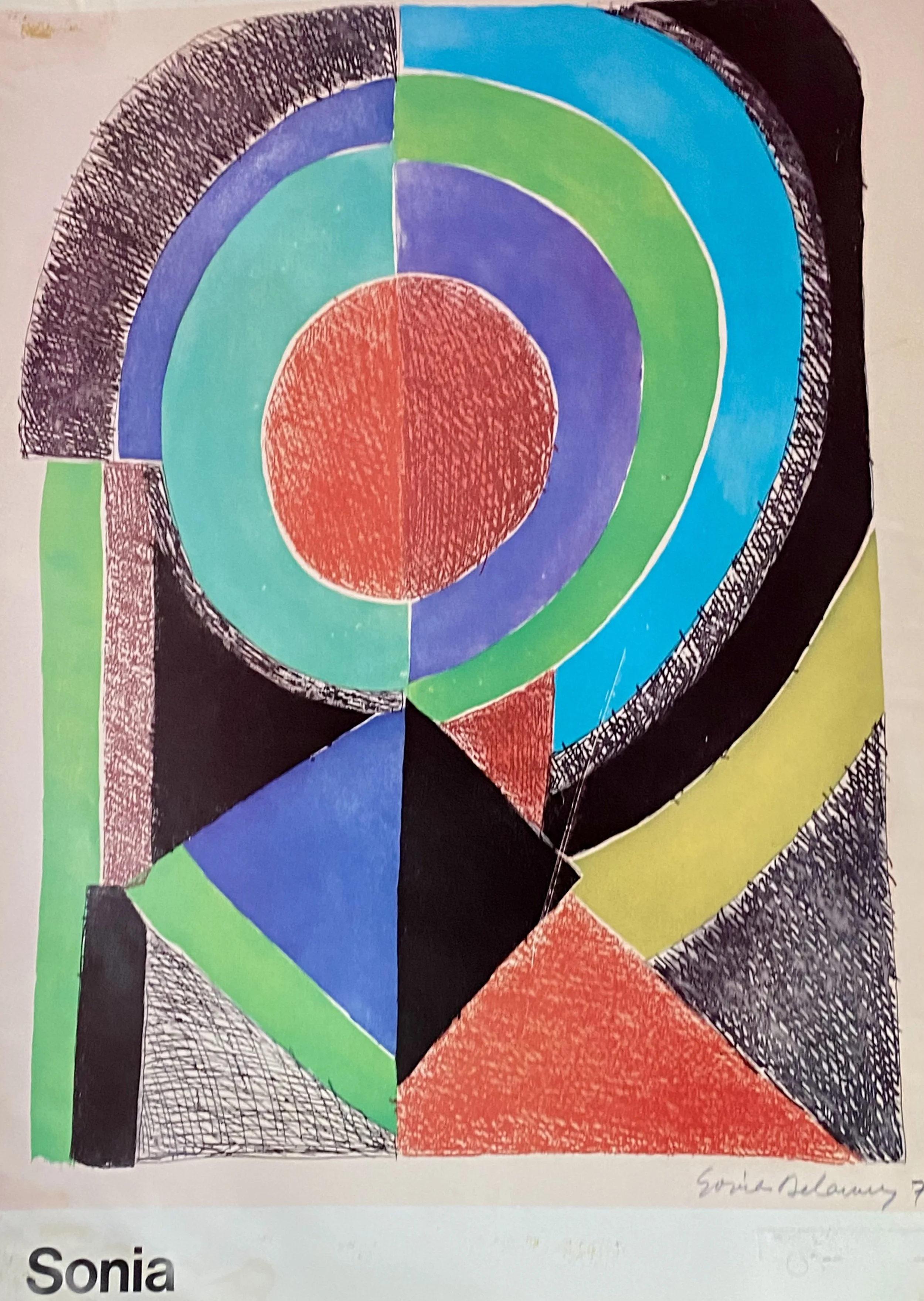 A Sonia Delaunay poster