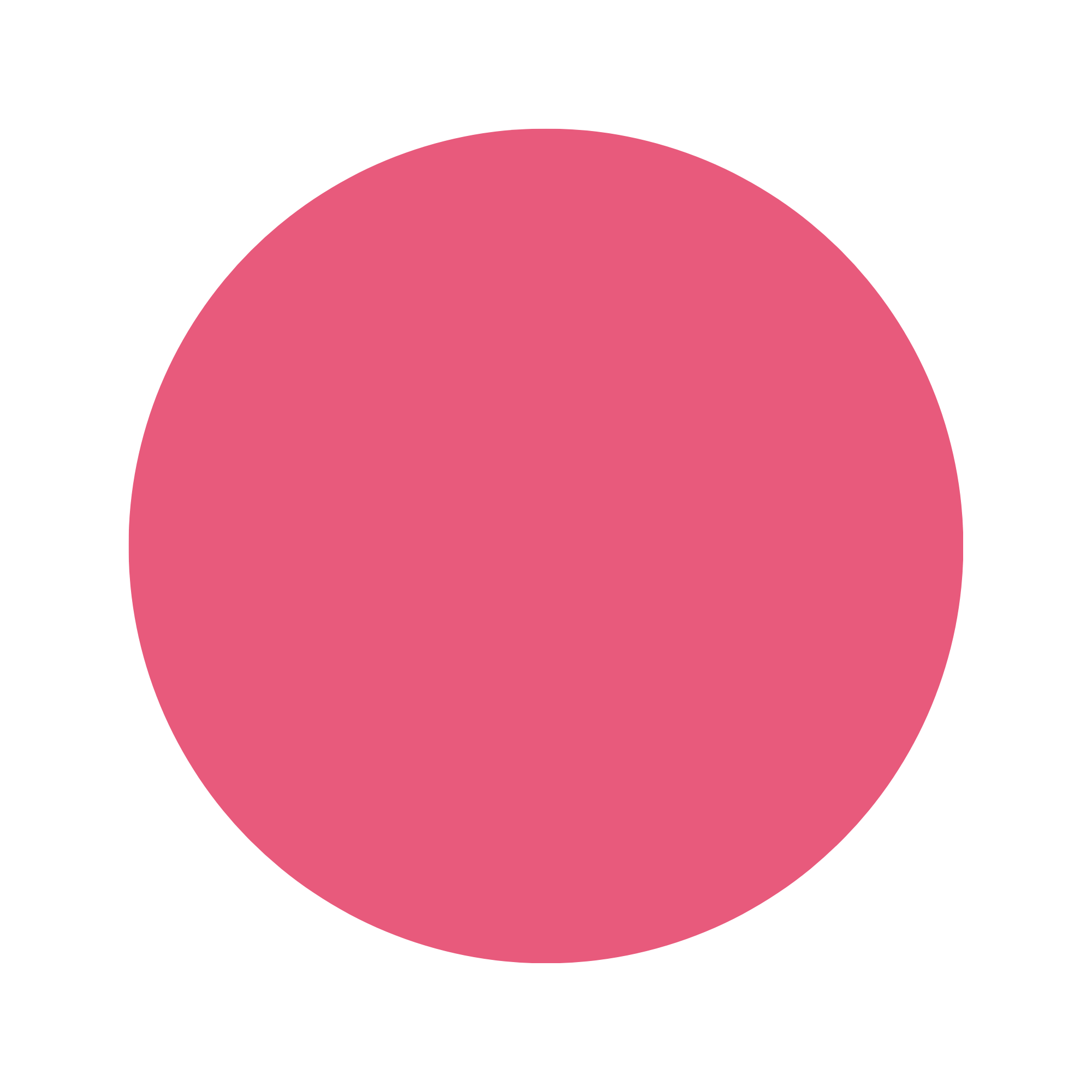Close-up of pink dot