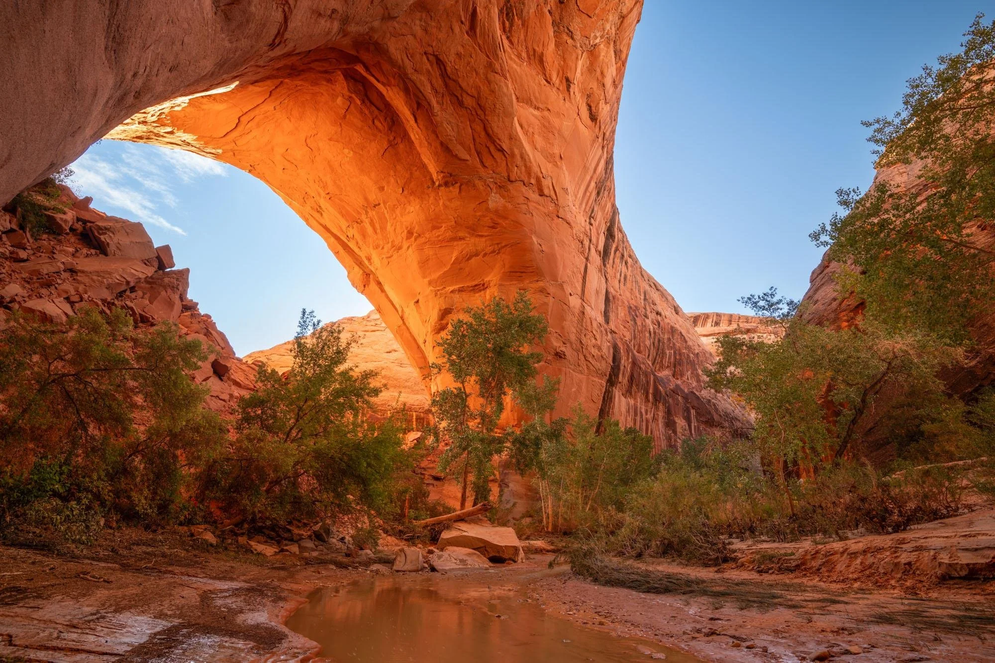 Jacob Hamblin Arch in Coyote Gulch 